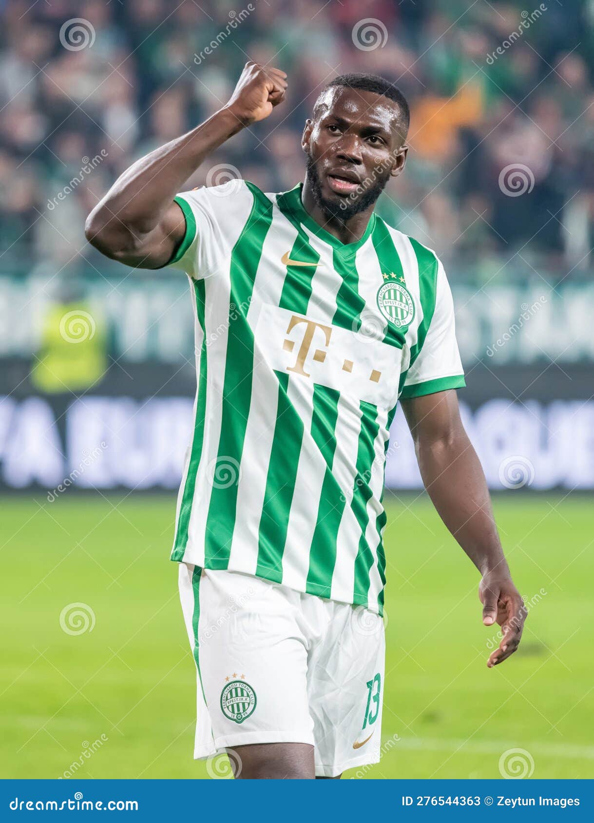 BUDAPEST, HUNGARY - FEBRUARY 5: Anderson Esiti of Ferencvarosi TC