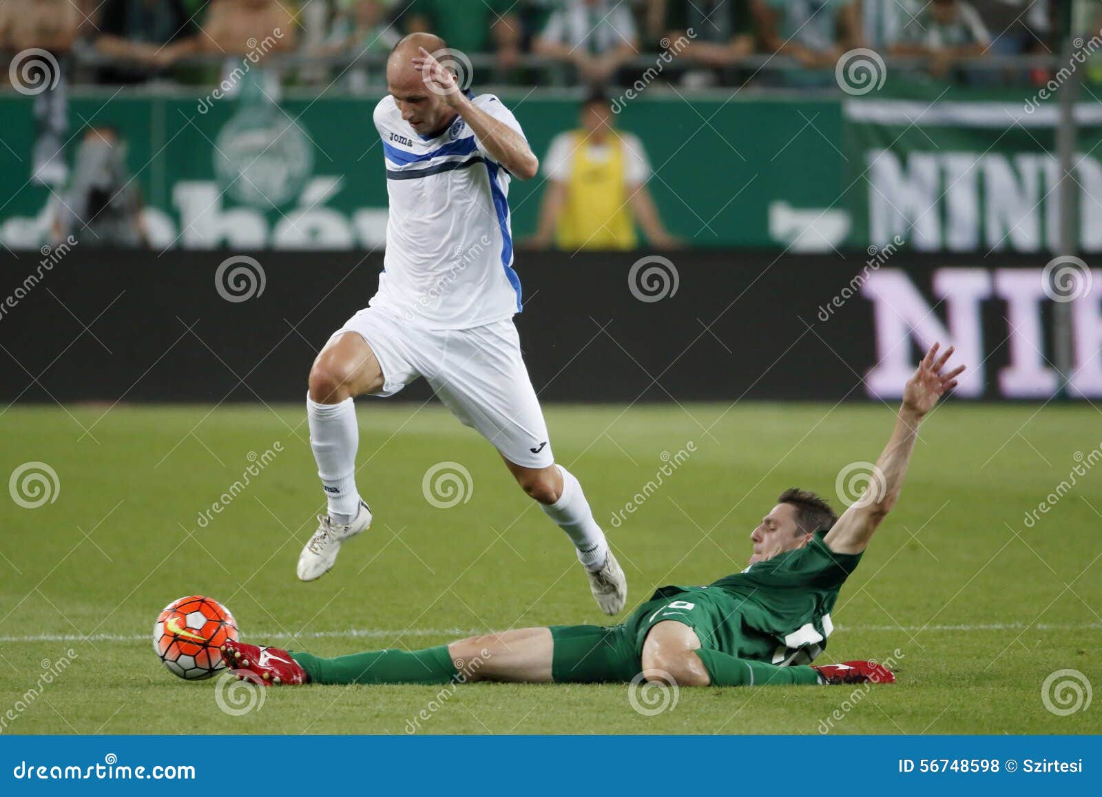 Ferencvarosi TC vs. Sliema UEFA Europa League football match Stock Photo -  Alamy