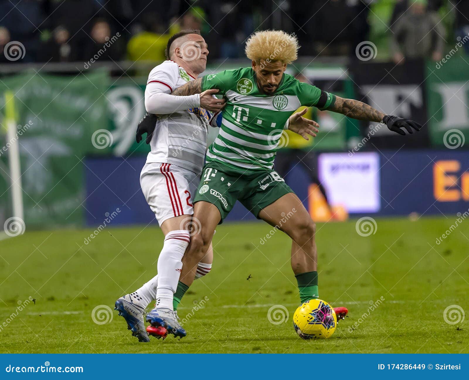 Ferencvarosi TC V DVSC - OTP Bank Liga 2-0 Editorial Stock Image