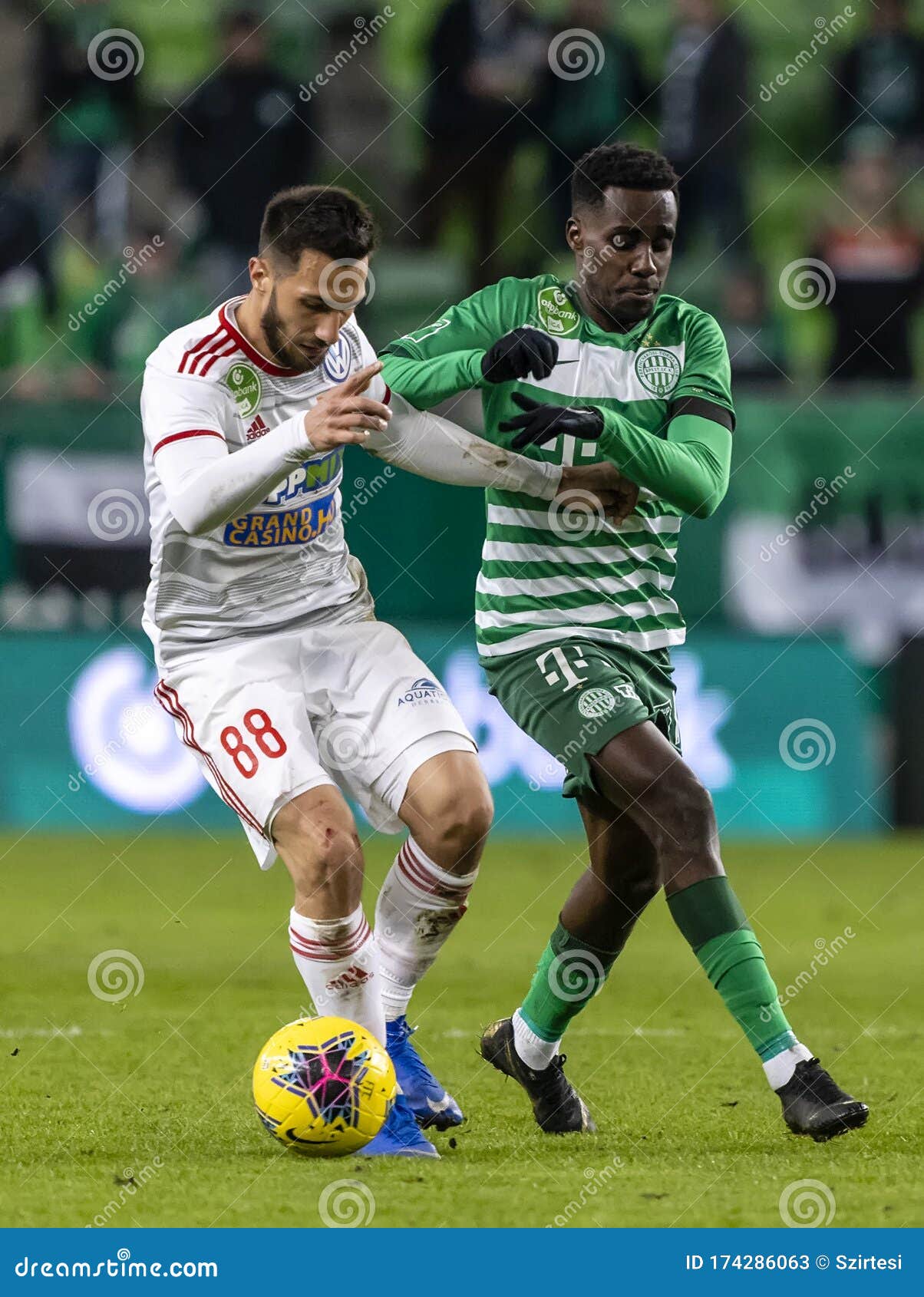 Ferencvarosi TC V DVSC - OTP Bank Liga 2-0 Editorial Stock Image