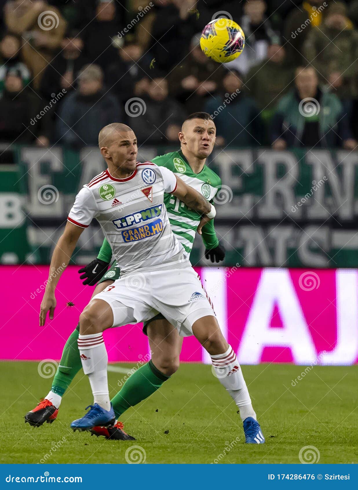 BUDAPEST, HUNGARY - MARCH 6: Oleksandr Zubkov of Ferencvarosi TC