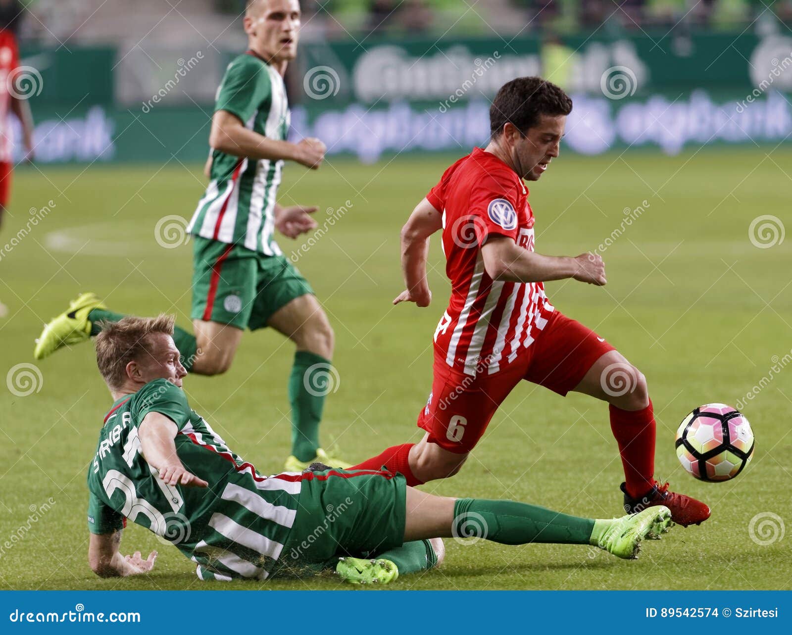 Ferencvarosi TC V DVTK - Hungarian Cup 2-1 Editorial Photography