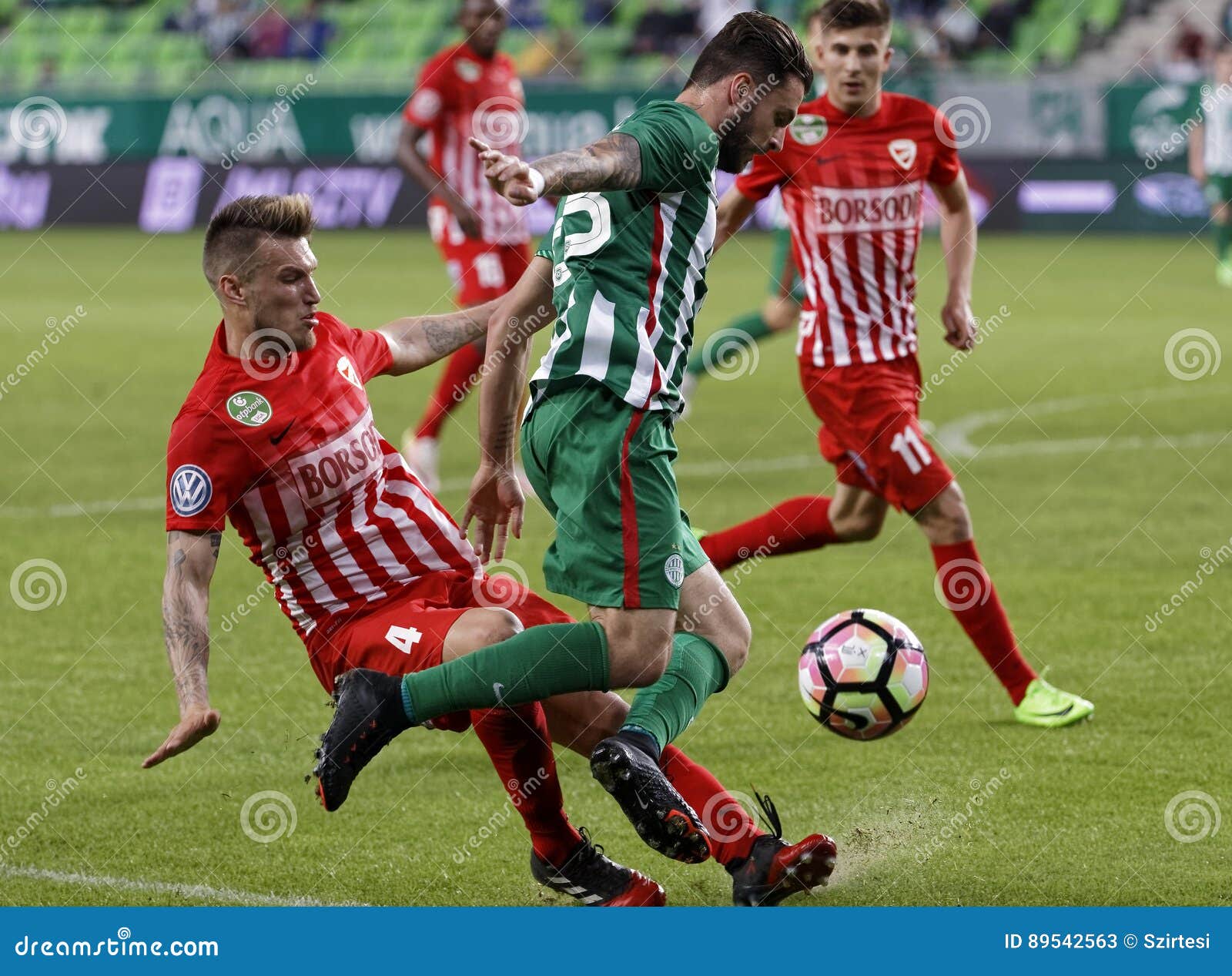 Ferencvarosi TC V DVTK - Hungarian Cup 2-1 Editorial Photography