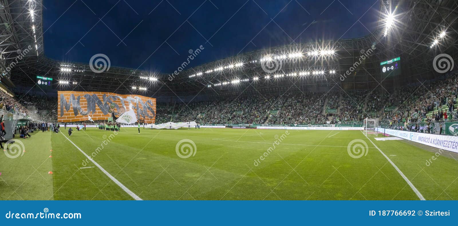 Ferencvarosi TC V Ujpest FC - Hungarian OTP Bank Liga 1-0 Editorial  Photography - Image of football, large: 187766692