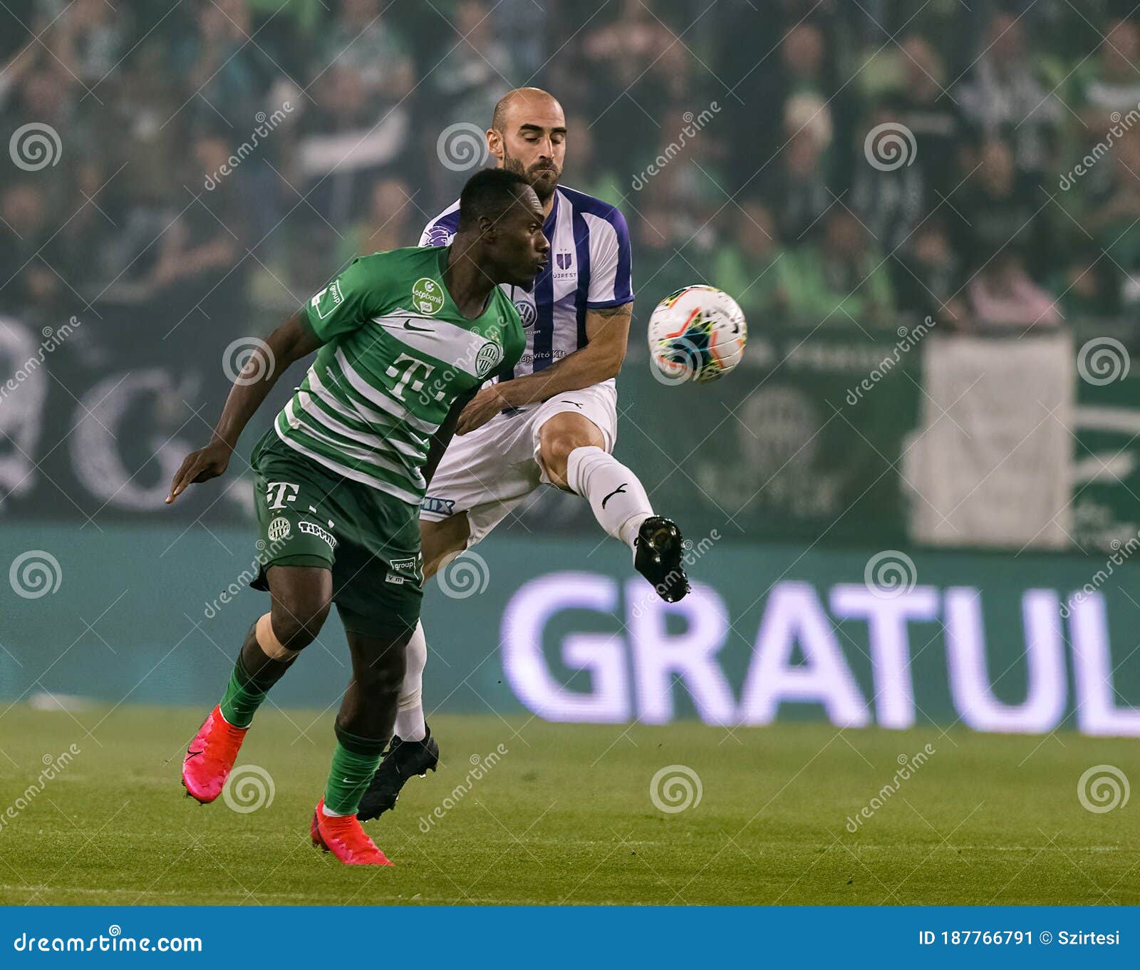 Budapest, Hungary. 01st May, 2023. Ujpest FC v Ferencvarosi TC