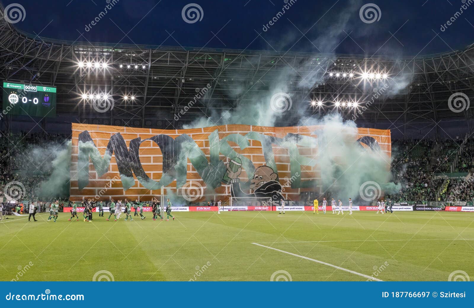 Ferencvarosi TC V Ujpest FC - Hungarian OTP Bank Liga 1-0 Editorial Stock  Photo - Image of ajpest, football: 187766763