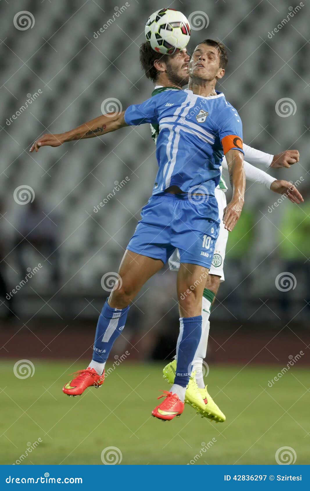 Ferencvarosi TC vs. HNK Rijeka UEFA Europa League football match Stock  Photo - Alamy