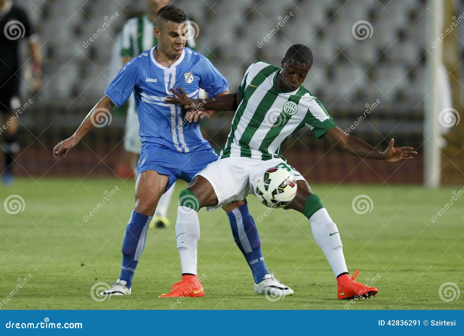 Ferencvarosi TC vs. HNK Rijeka UEFA Europa League football match Stock  Photo - Alamy