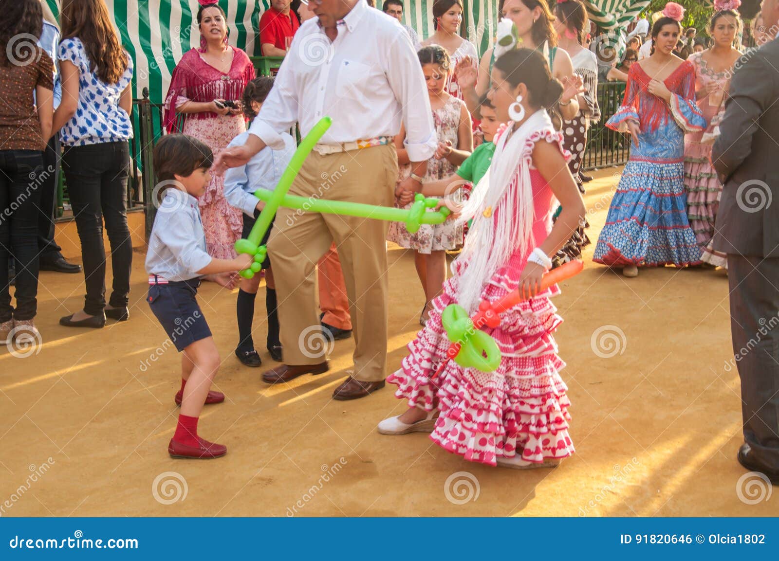 Feria de Abril editorial photo. Image of abril, flamenco - 91820646