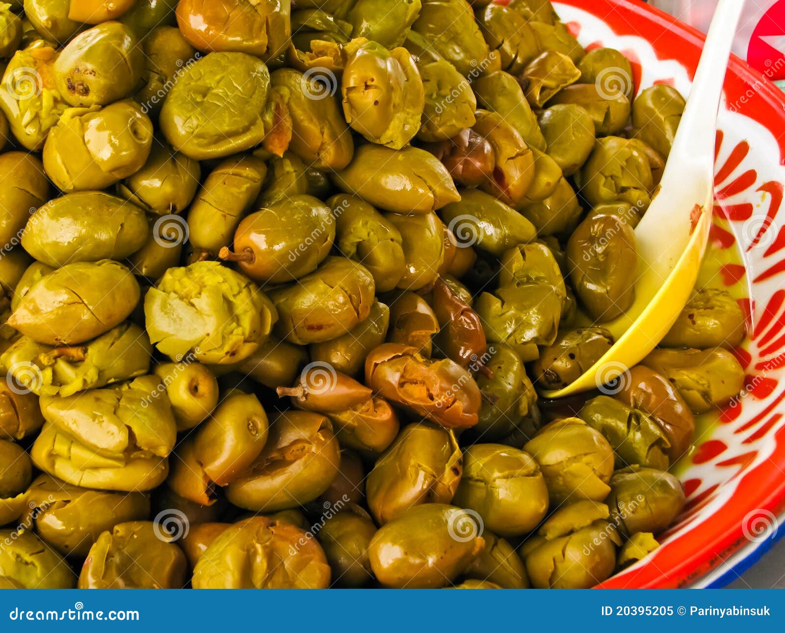 Fermented olive stack stock image. Image of thailand 20395205