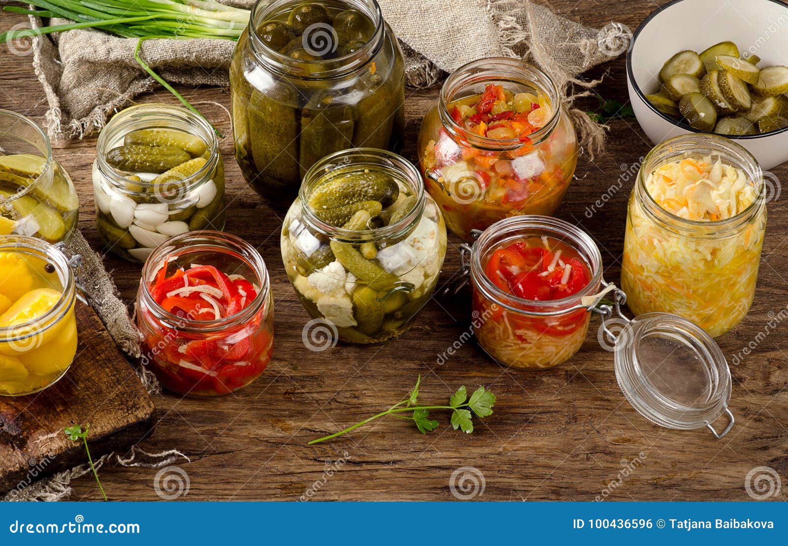 Fermented Preserved Vegetables Stock Photo Image of homemade