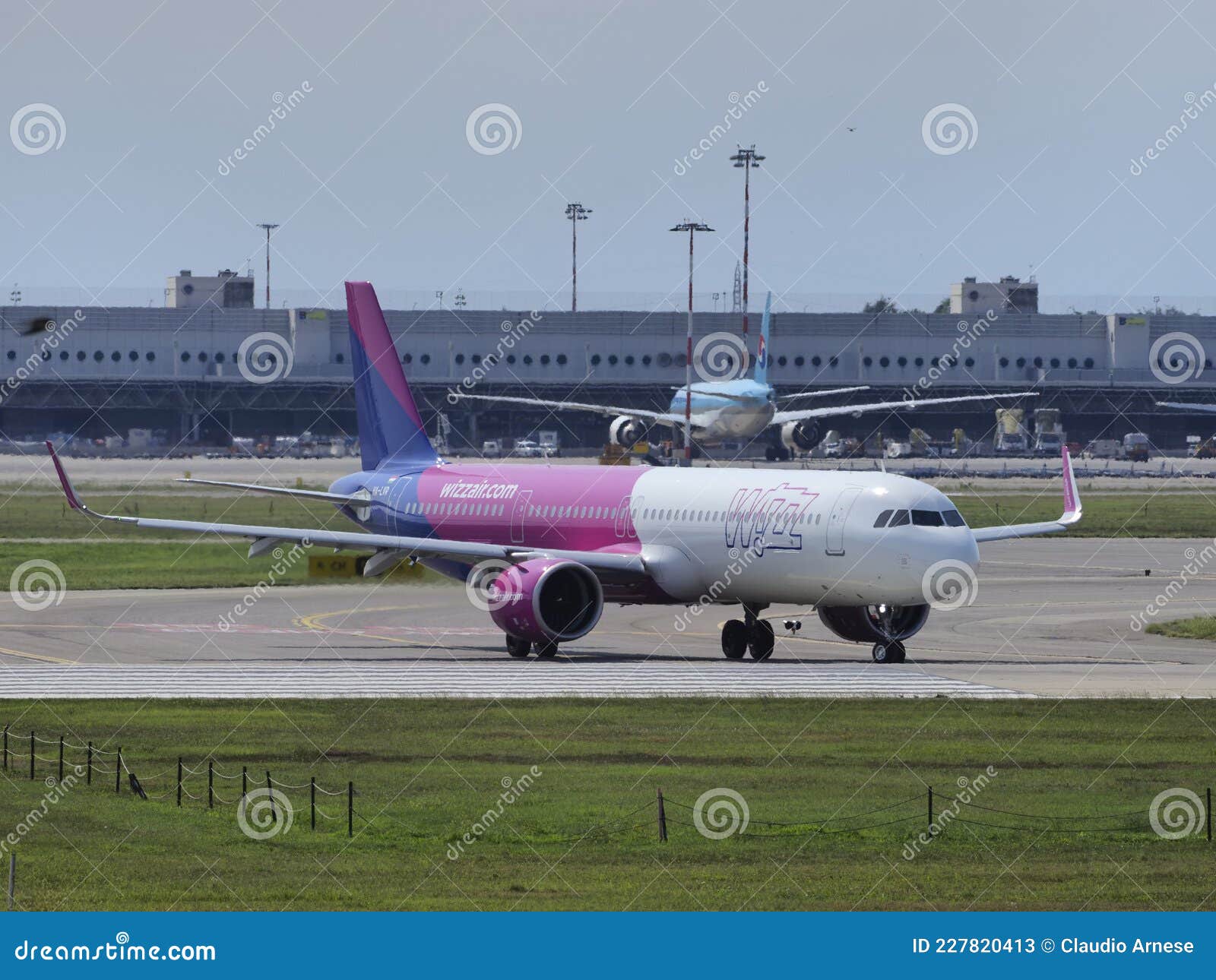 Malpensa Airport with Airplane Editorial Stock Photo - Image of ferno ...