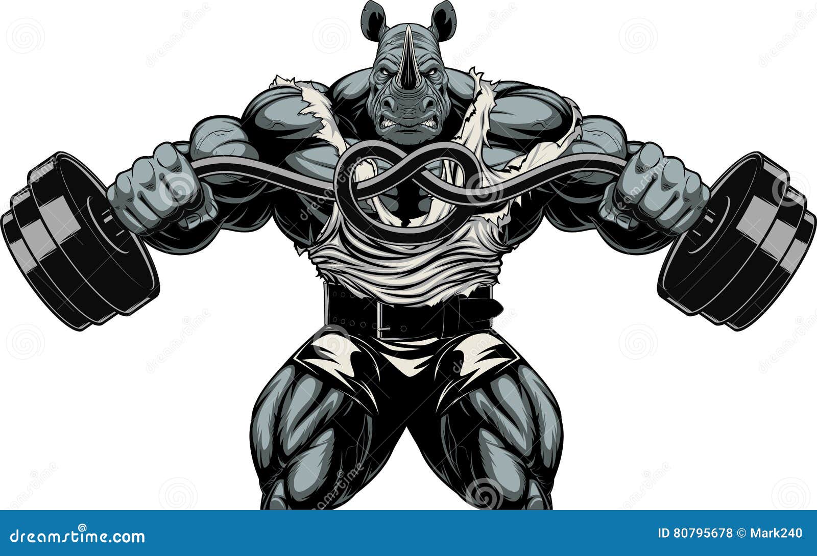 ferocious rhino athlete