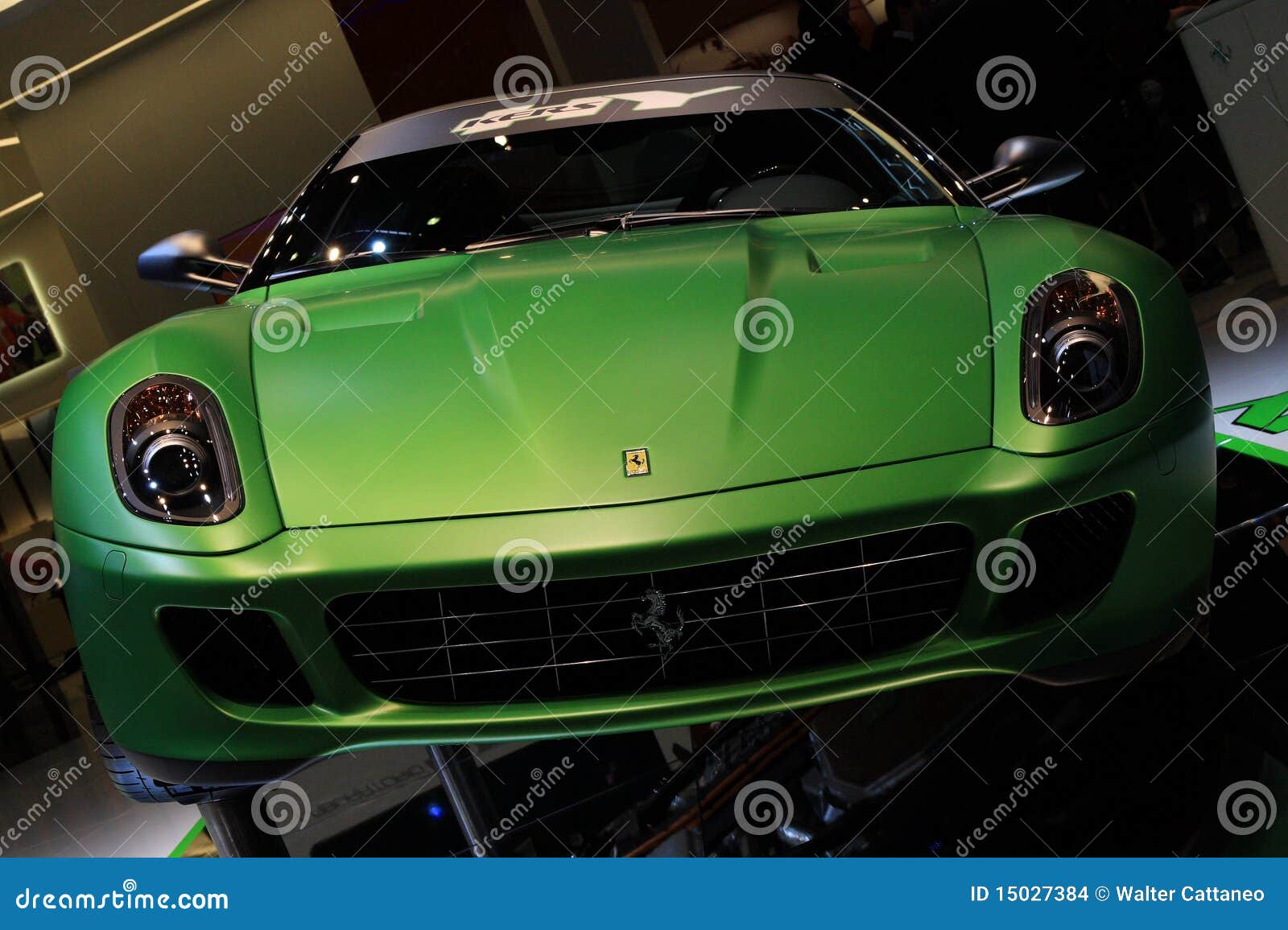 Ferrari 599 HY-KERS imagen de archivo editorial. Imagen de expo - 15027384