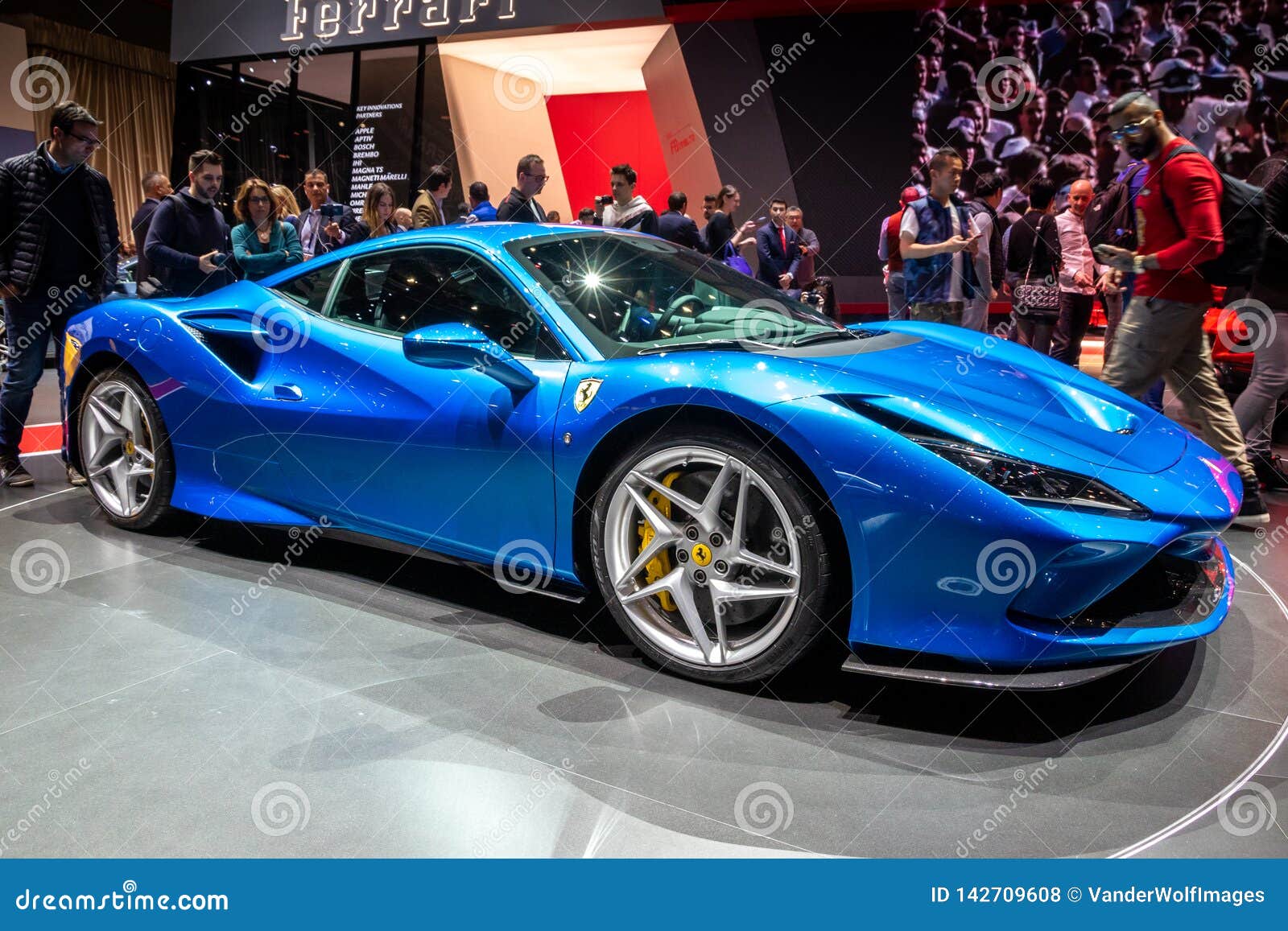 Ferrari F8 Tributo Sports Car Editorial Stock Photo Image