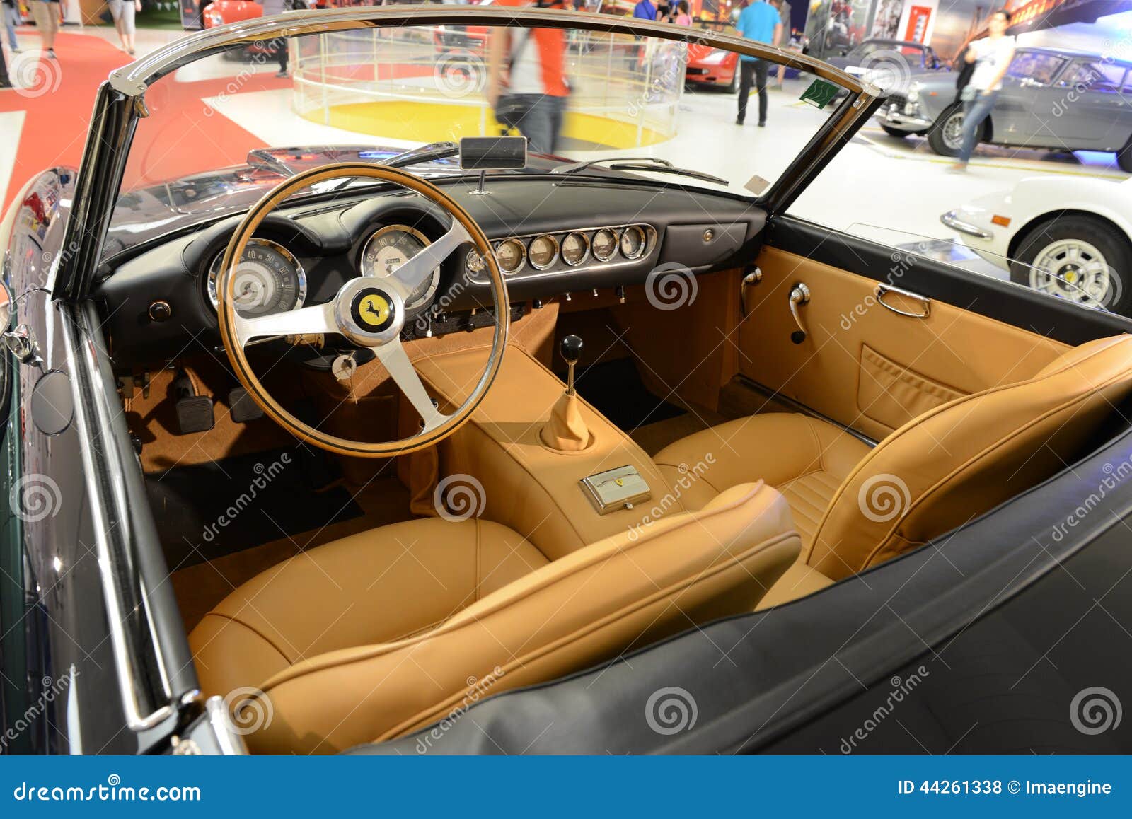 Ferrari 250 Gt California Swb Interior Editorial Stock