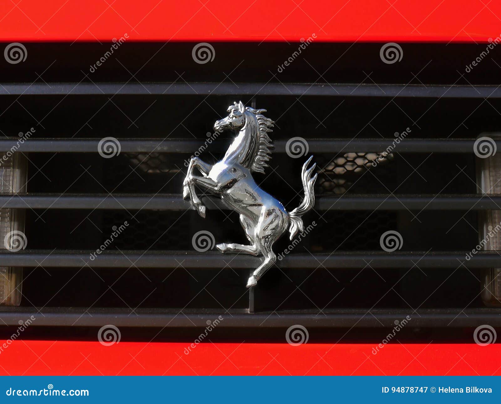 Ferrari Emblem 116 mm Cavallino Rampante Horse FF 599 SA Aperta rear