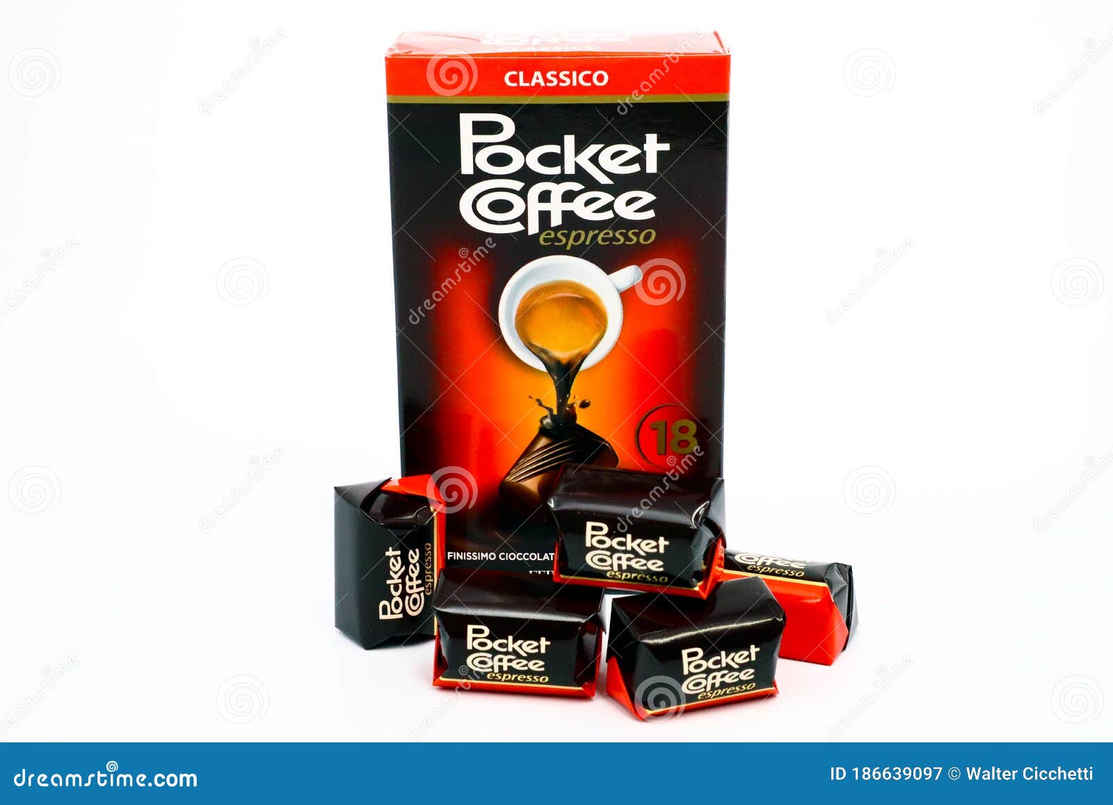 Pocket Coffee Ferrero Chocolates Editorial Photo - Image of