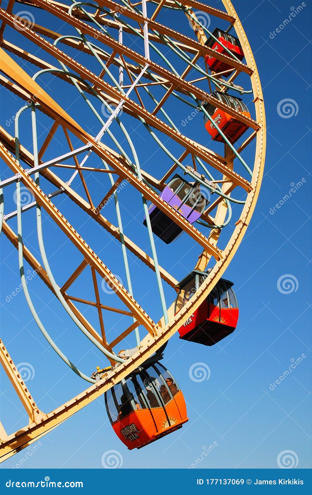 Ferris Wheel, California Adventure Editorial Stock Image Image of