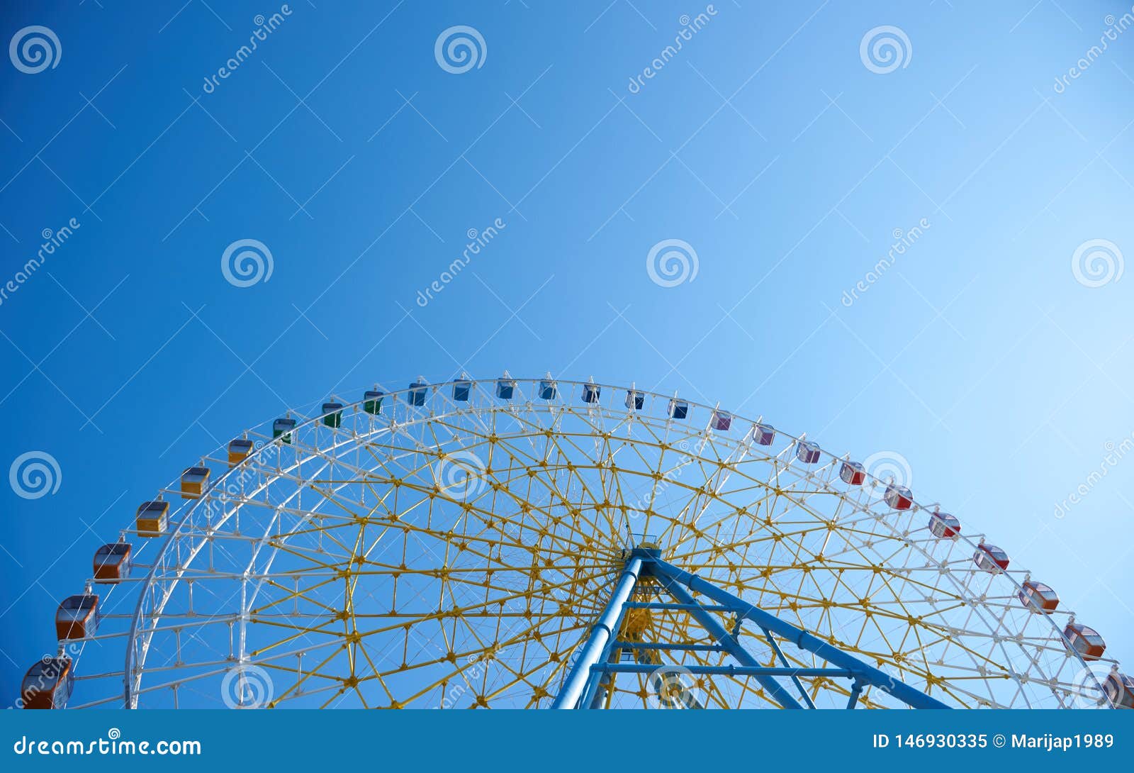 Ferris Wheel Horizontal View Stock Image Image of ferris, amusement