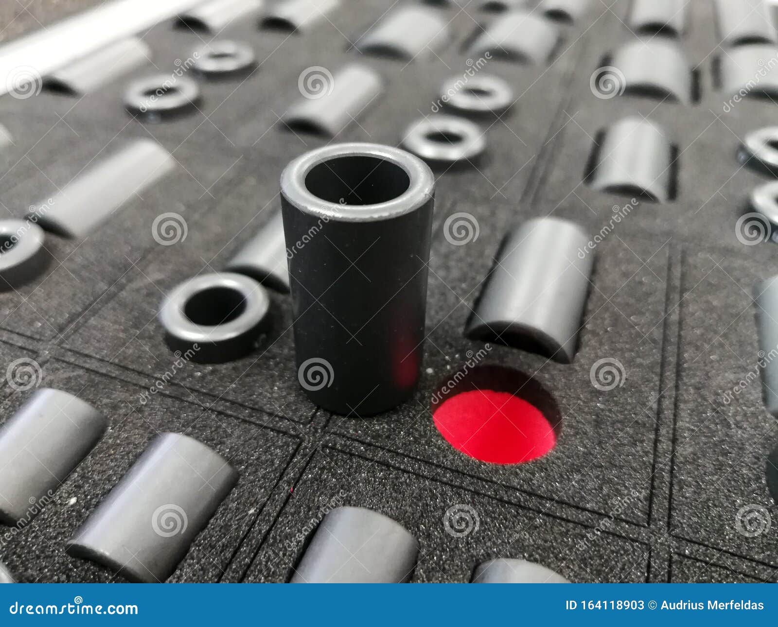 Ferrites for Cable Assembly for Automotive Applications Stock Image
