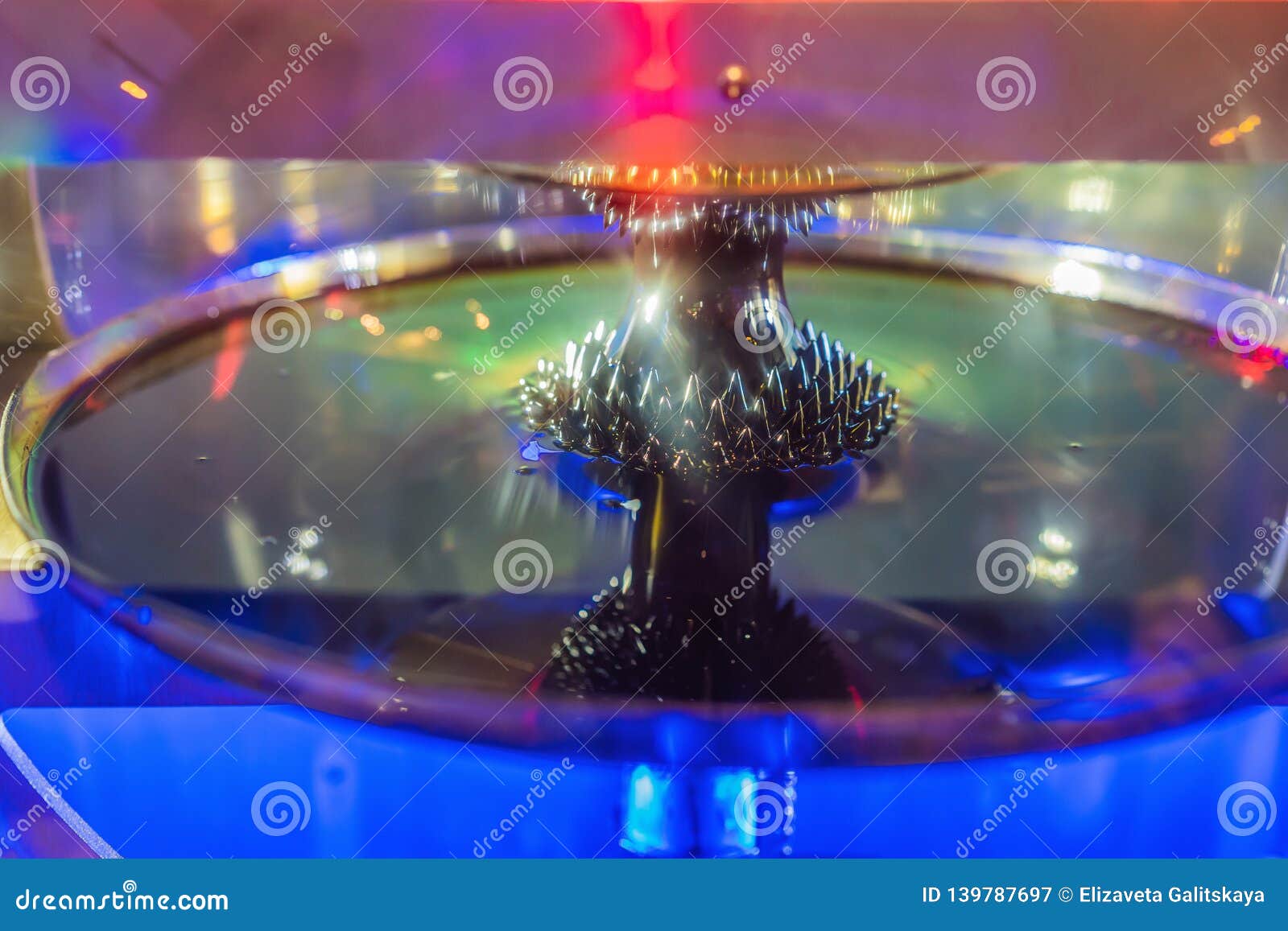 Fluid by a in a Science Museum Stock