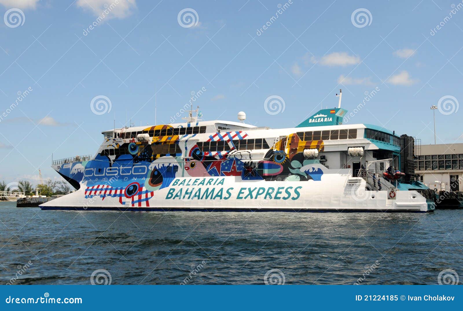 Ferry Boat Miami To The Bahamas Editorial Image - Image 