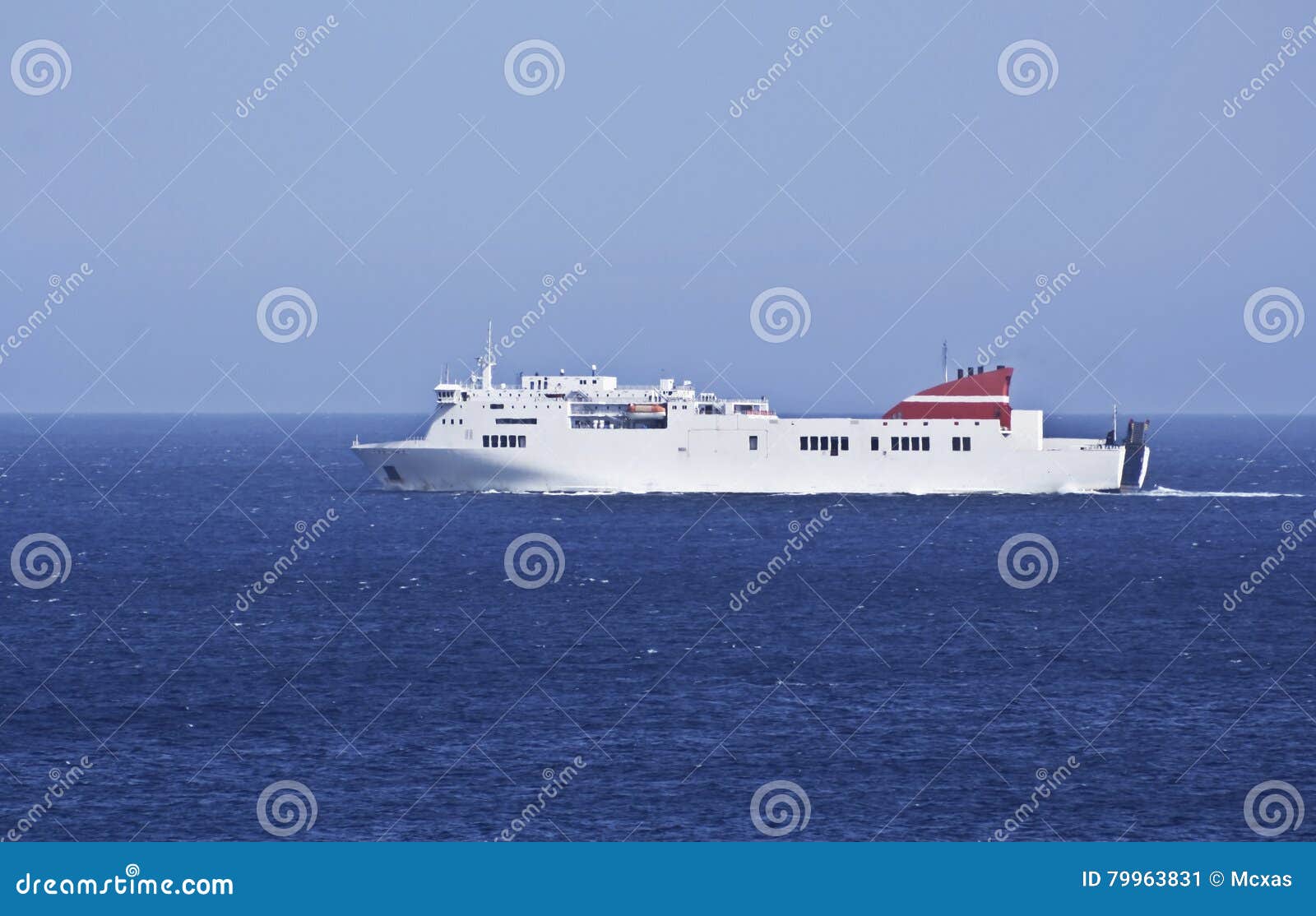 ferry boat at sea