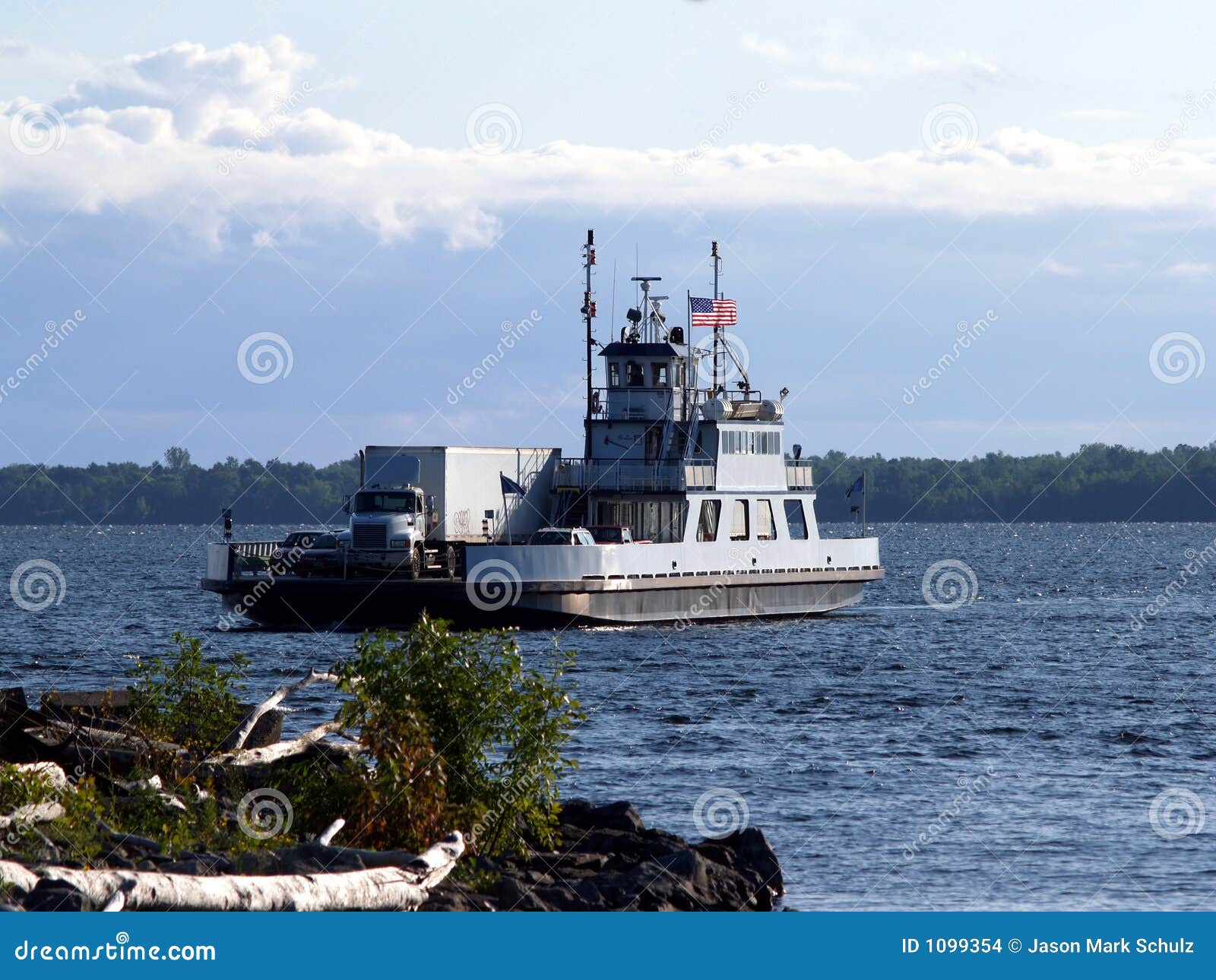 ferry boat with truck 2