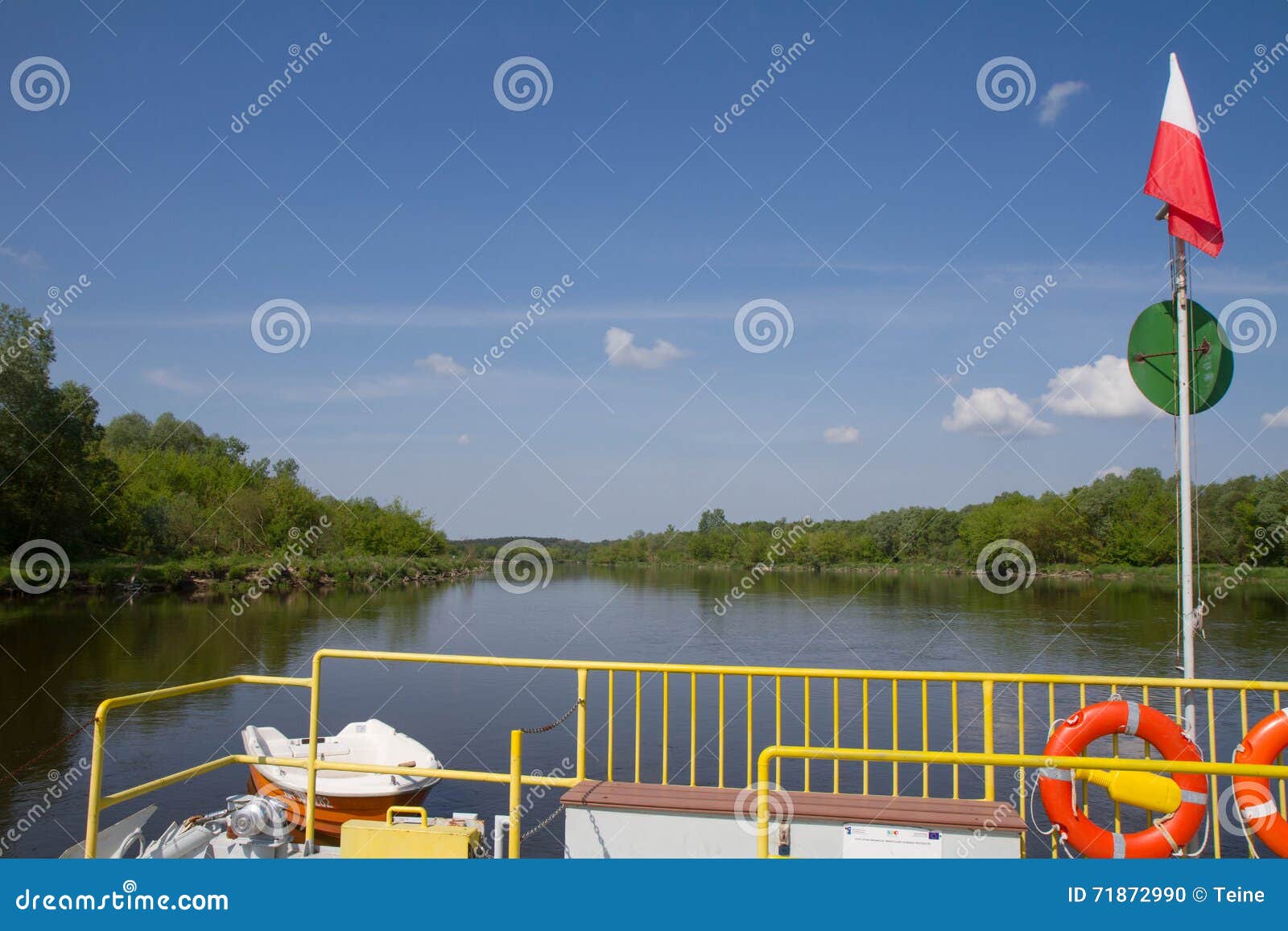 Ferry crossing stock photo. Image of reflection, reed 71872990