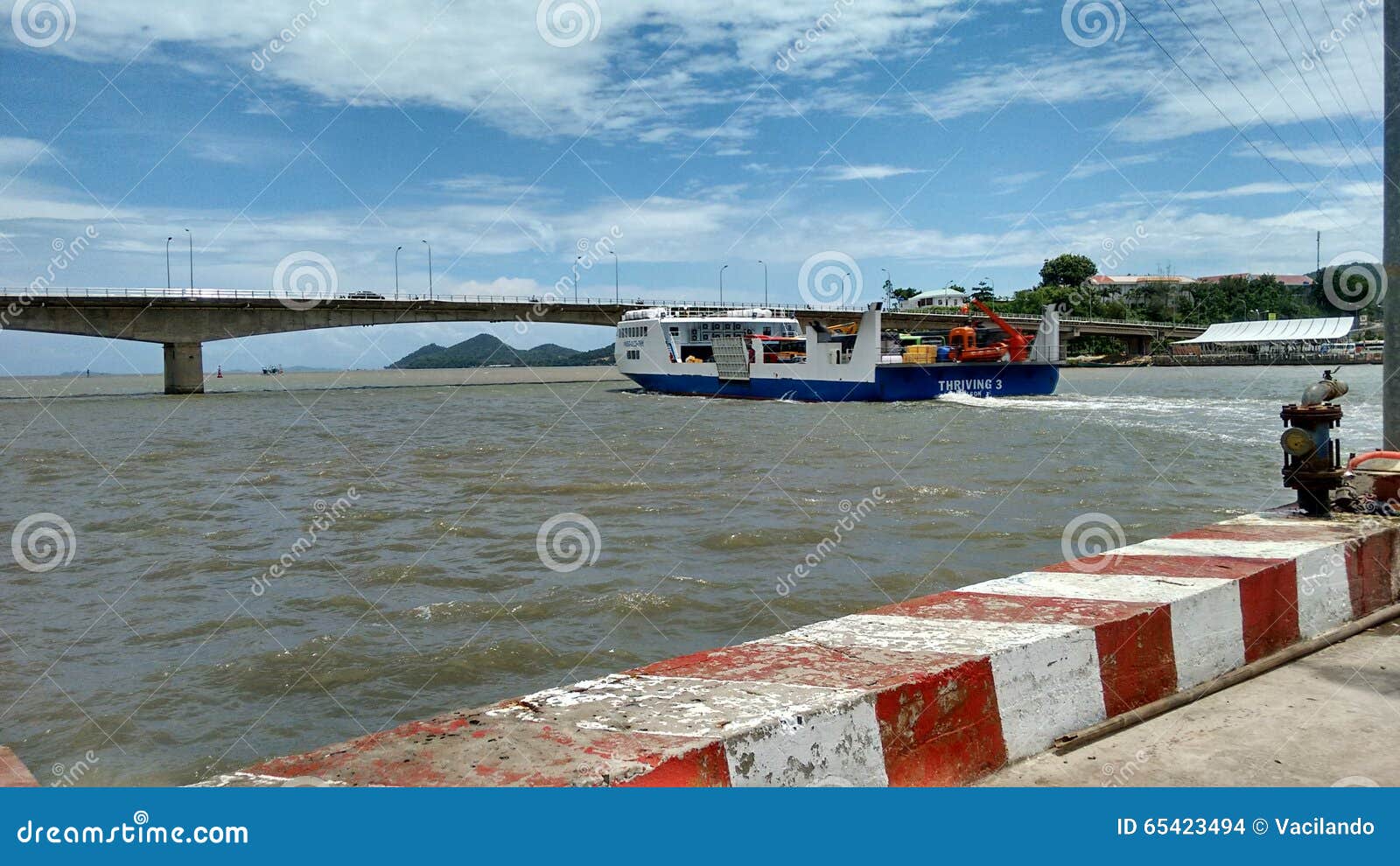 Thanh Thoi Ferry Boat, Ha Tien, Phu Quoc Editorial Image ...