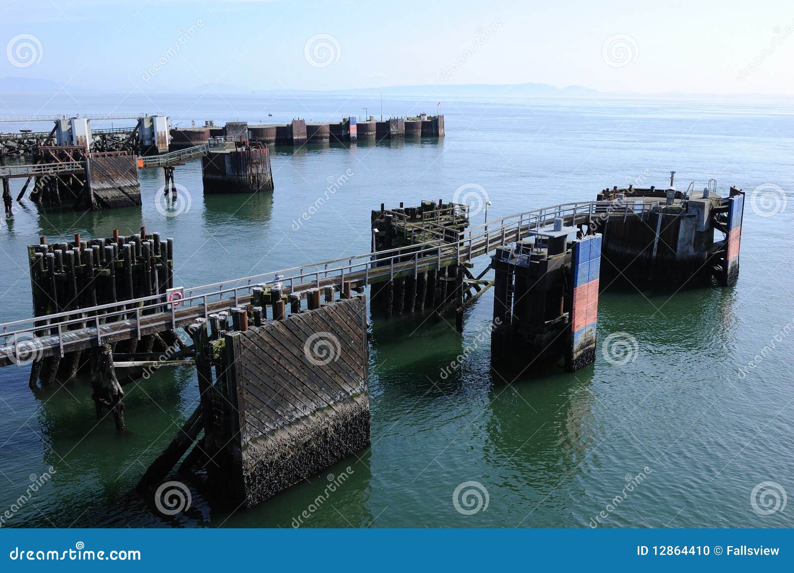 Ferry terminal stock photo. Image of pier, british, port - 12864410