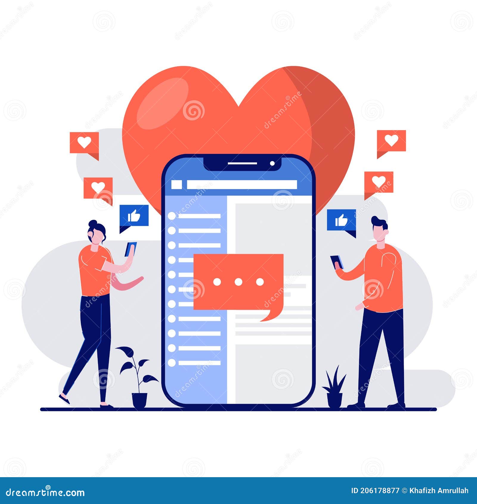 Festival Del Día De San Valentín Feliz En El Concepto De Redes Sociales Con Un Carácter Diminuto. Pareja Amorosa Enamorada a Dista Stock de ilustración - Ilustración de tarjeta, fondo: 206178877 Festival Del Día De San Valentín Feliz En El Concepto De Redes Sociales Con Un Carácter Diminuto. Pareja Amorosa Enamorada a Dista Stock de ilustración - Ilustración de tarjeta, fondo: 206178877