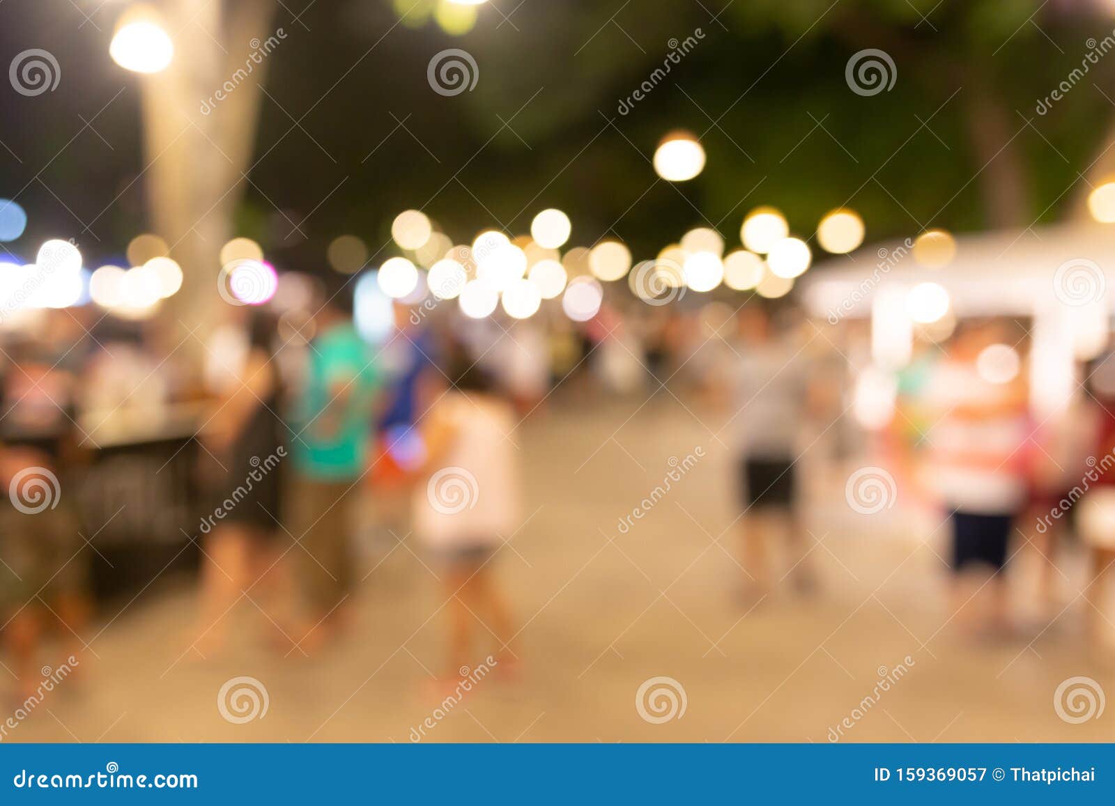 Festival Event Party with People Abstract Blurred Background. Stock ...