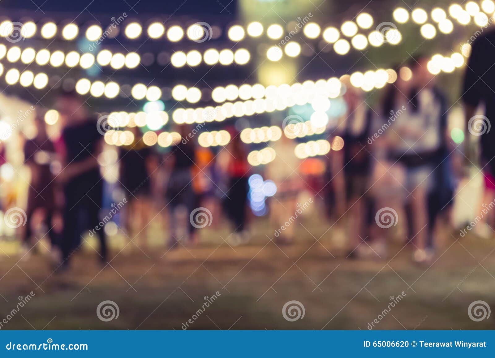 festival event party with people blurred background