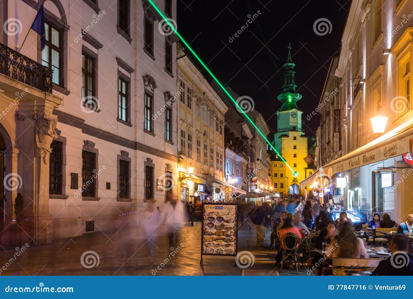 Festival of Light in Bratislava, Slovakia 2016 Editorial Photo - Image of  beam, laser: 77847716