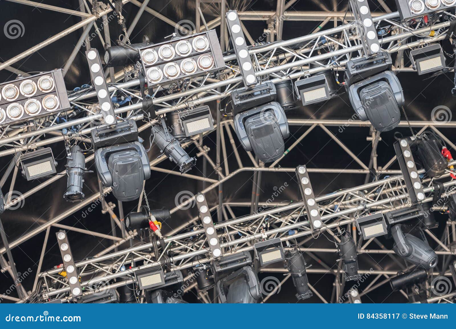 Festival lighting rig stock image. Image of business 84358117