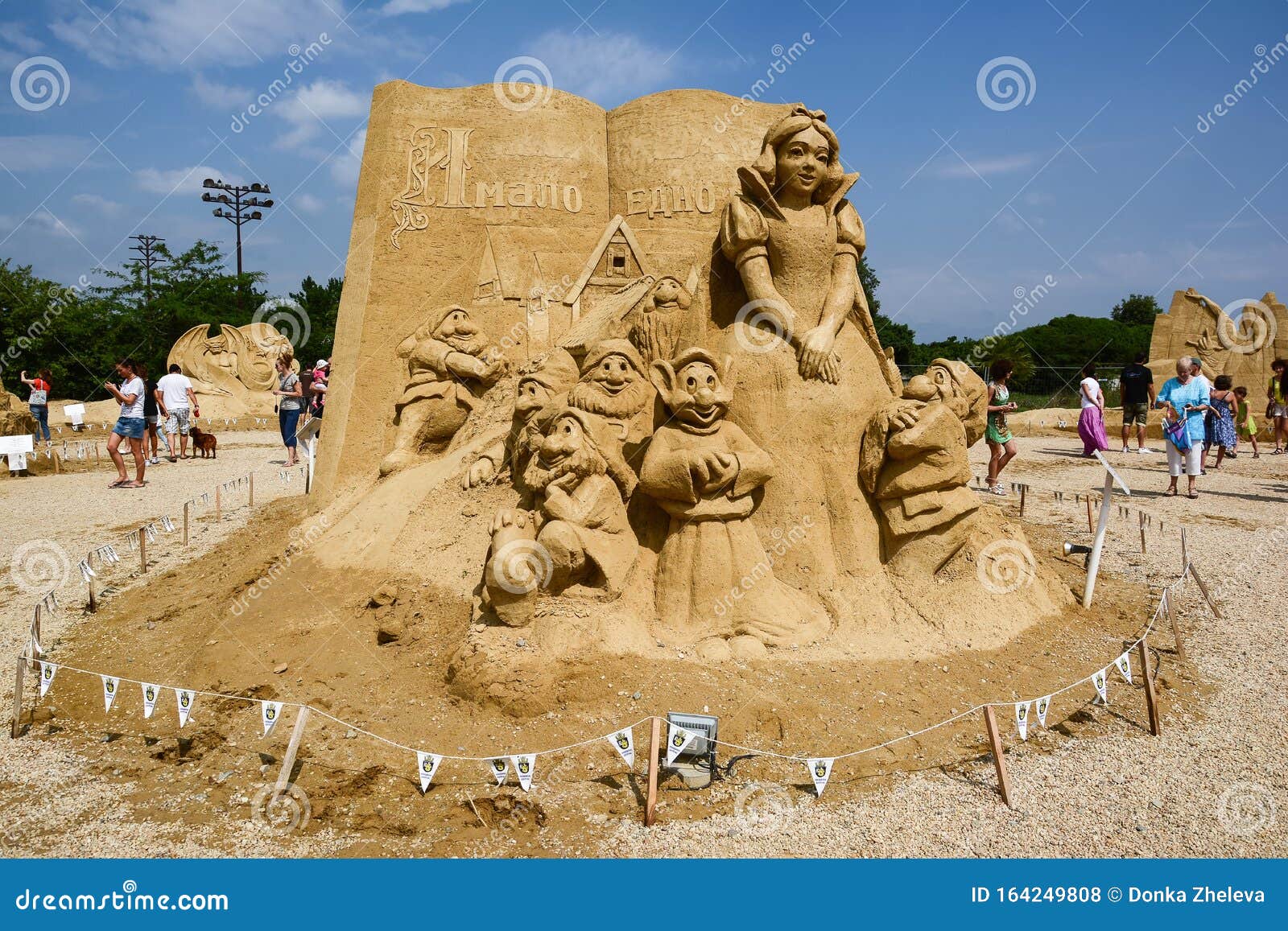 Festival of Sand Sculptures `Tales of Sand` in the Sea Garden of the ...