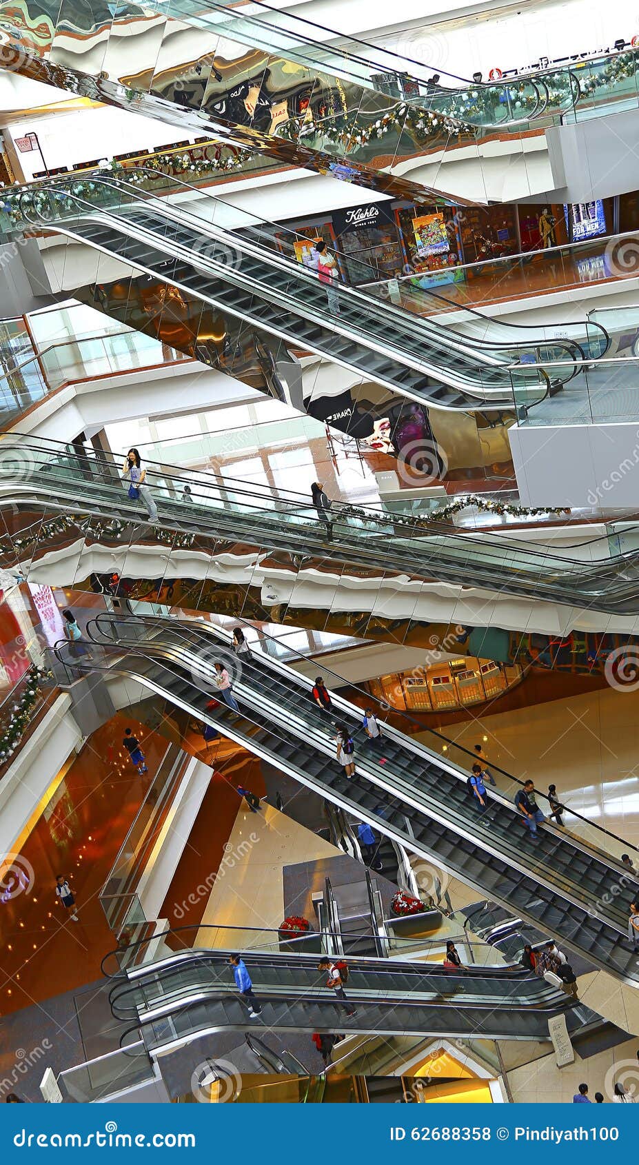 Festival Walk Shopping Mall, Hong Kong Editorial Stock Photo - Image of ...