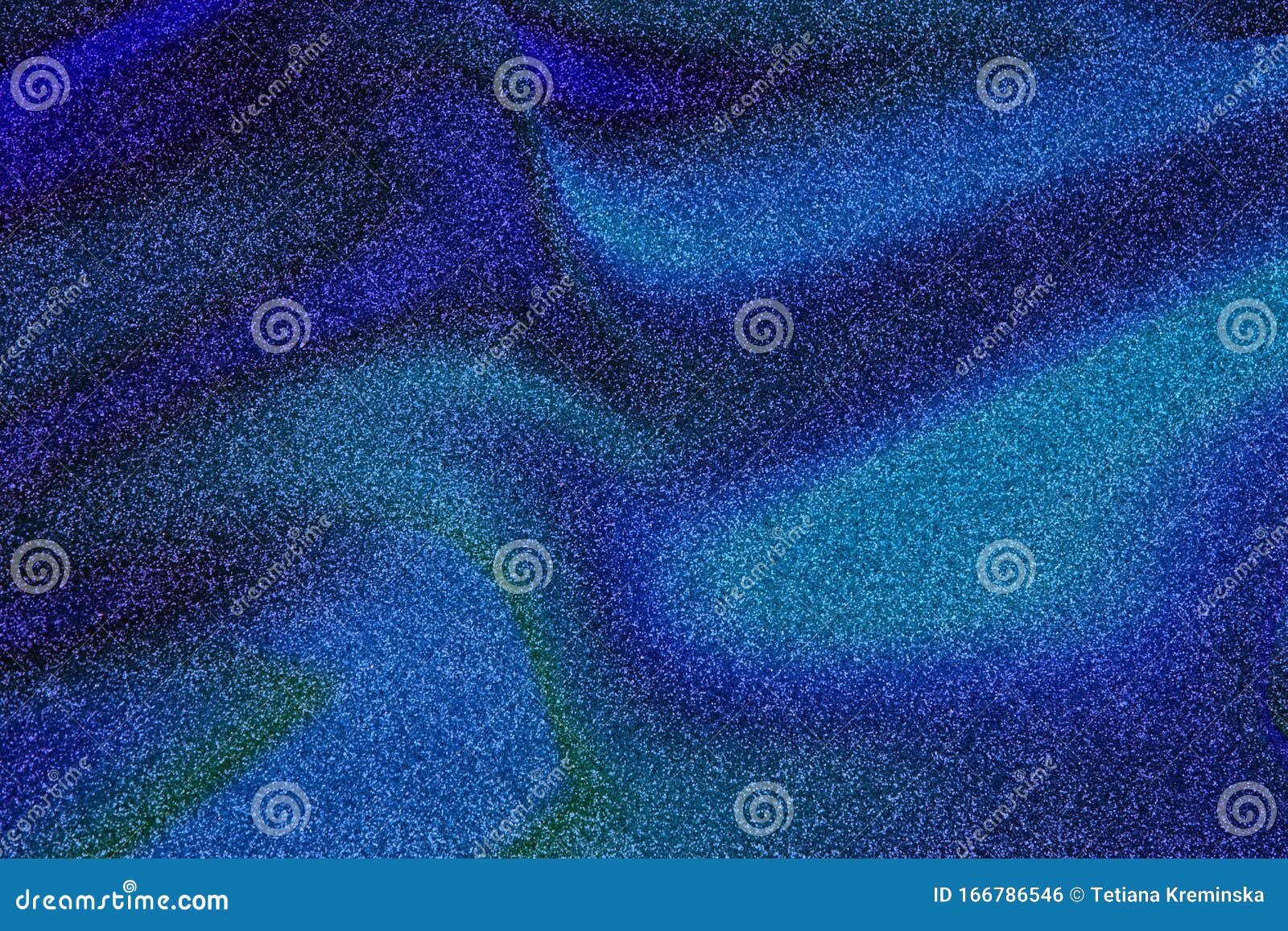 Festive Abstract Classic Blue Glitter Background with Neon Splash Stock