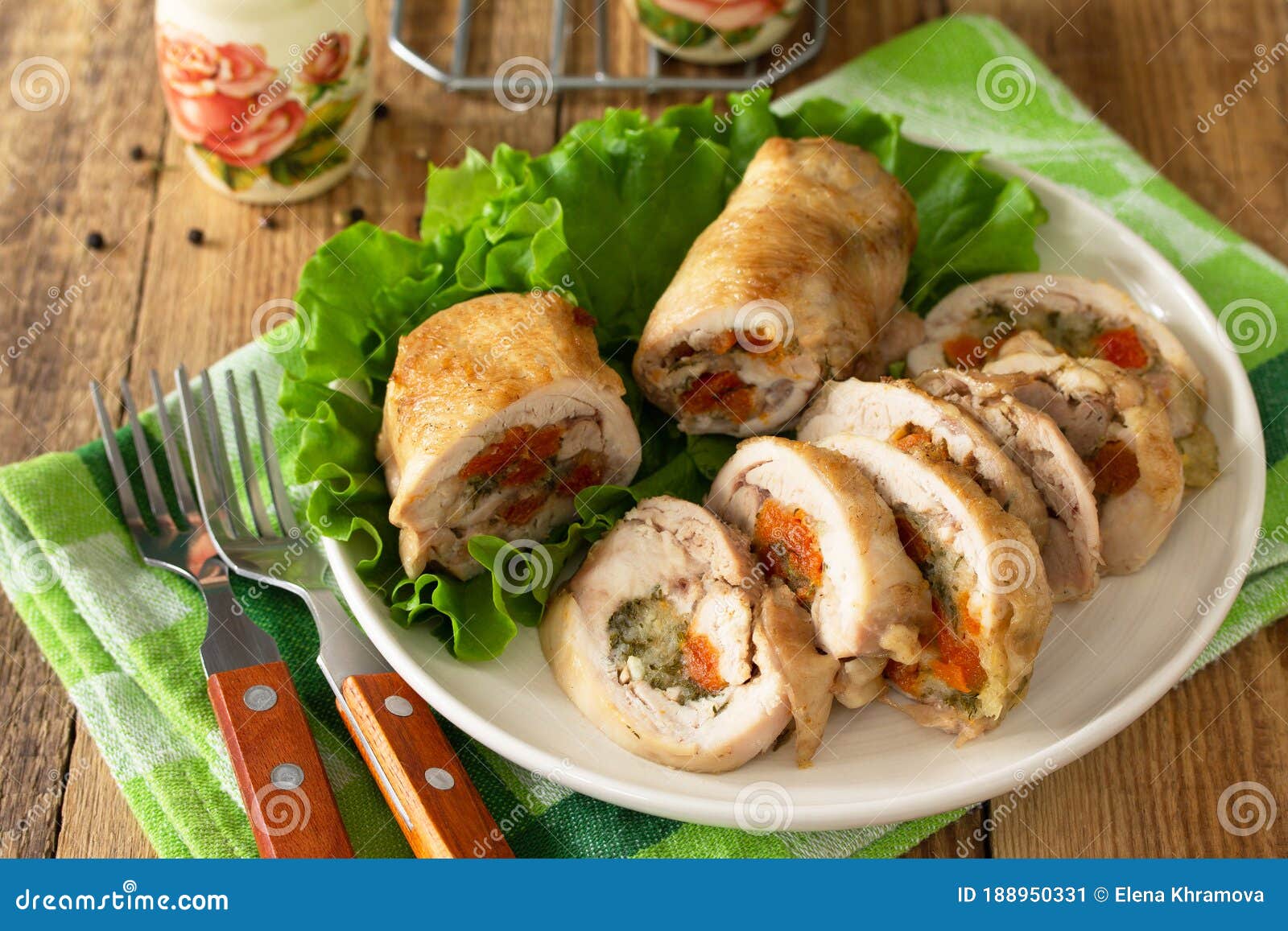 Festive Appetizer. Chicken Meatloaf with Dried Apricots, Mozzarella and