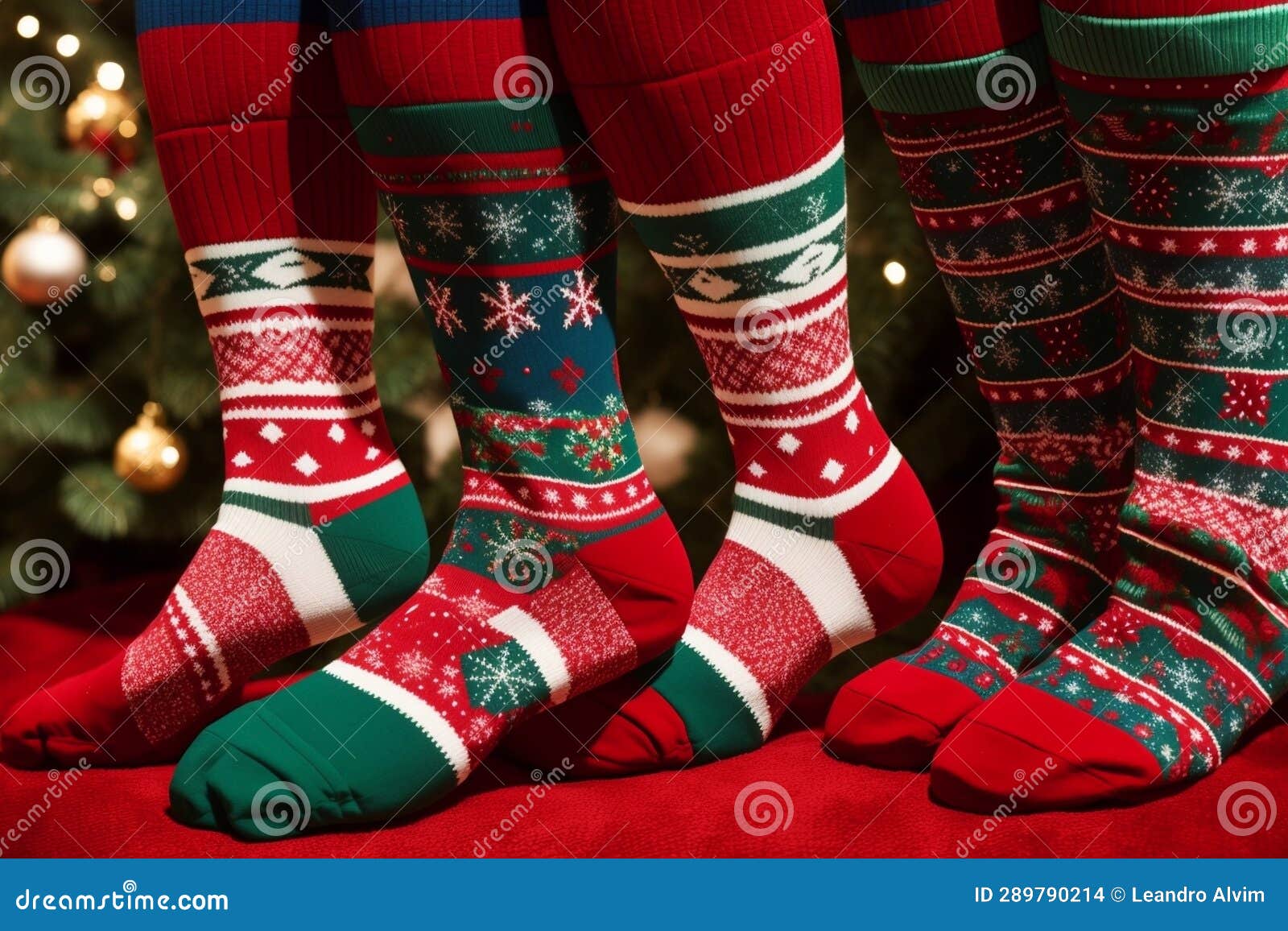 Festive and Cozy Christmas Socks for the Holiday Season.AI Generated ...