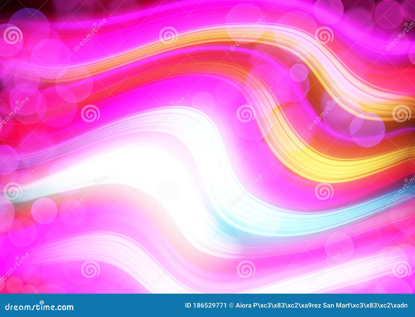 festive disco light background with bubbles