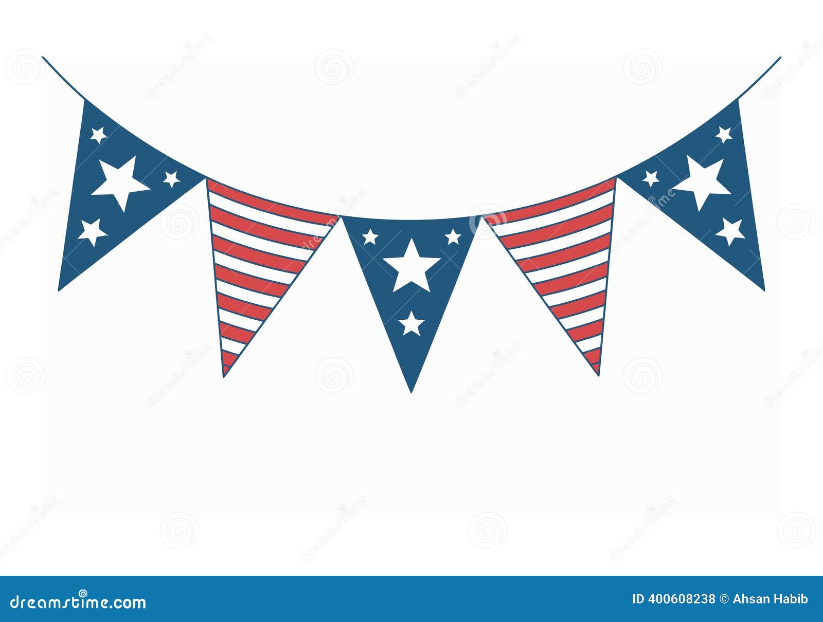 Bunting Stars Stripes Stock Illustrations – 1,361 Bunting Stars Stripes  Stock Illustrations, Vectors \u0026 Clipart - Dreamstime, image size:1600x1210
