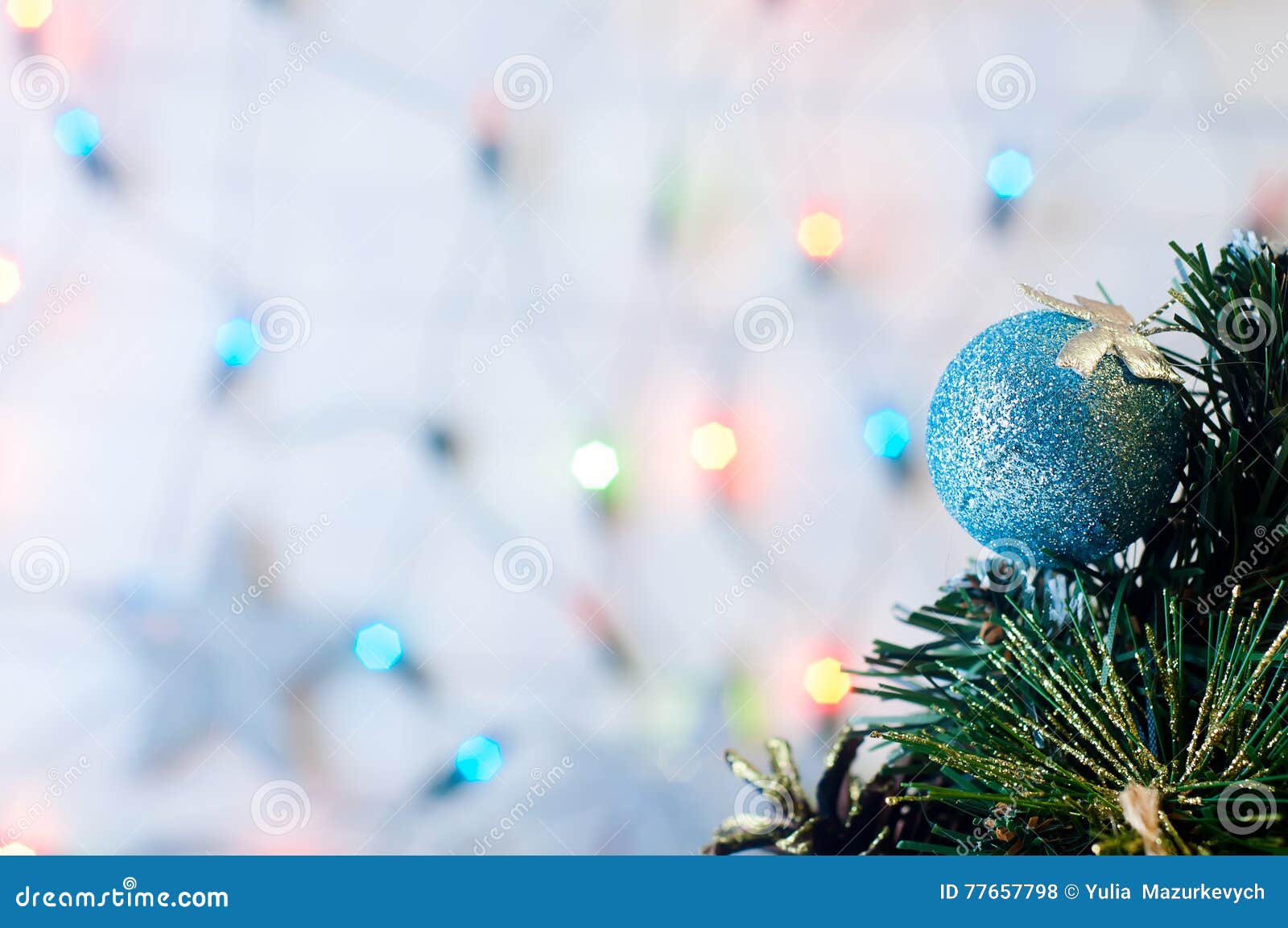 Festive Glitter Christmas Decoration Stock Photo - Image of festive ...