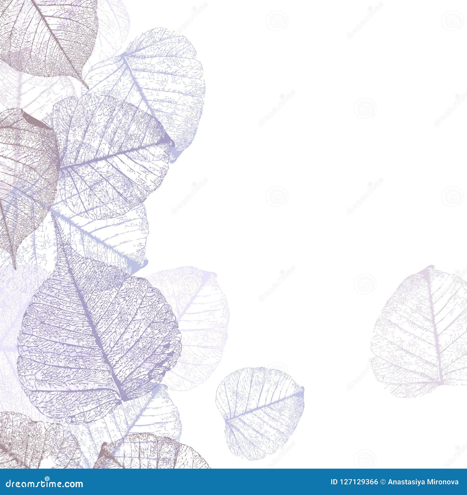festive winter background with frame of hoarfrost leaves