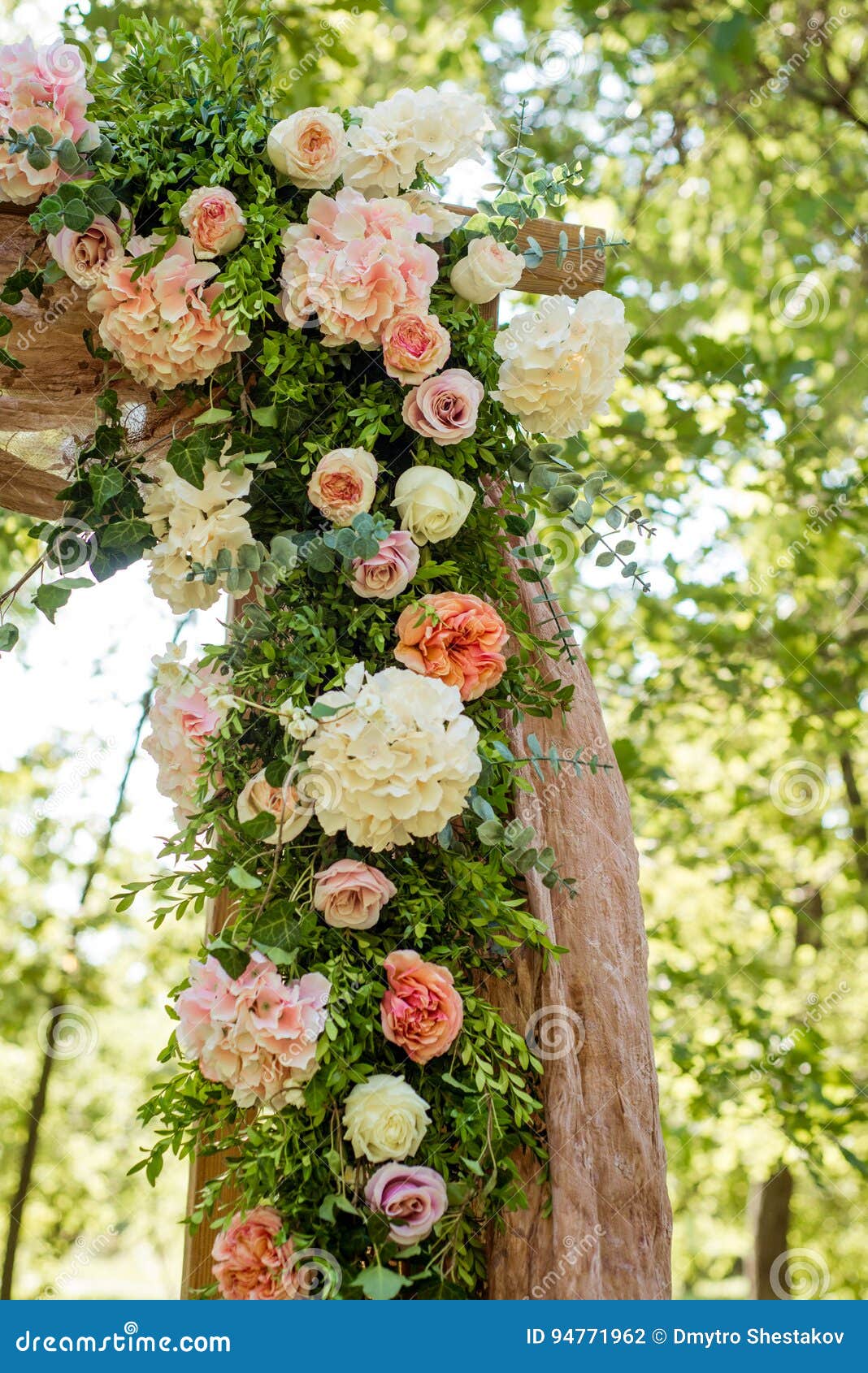 Festively Beautifully Decorated of Flowers Stock Photo Image of