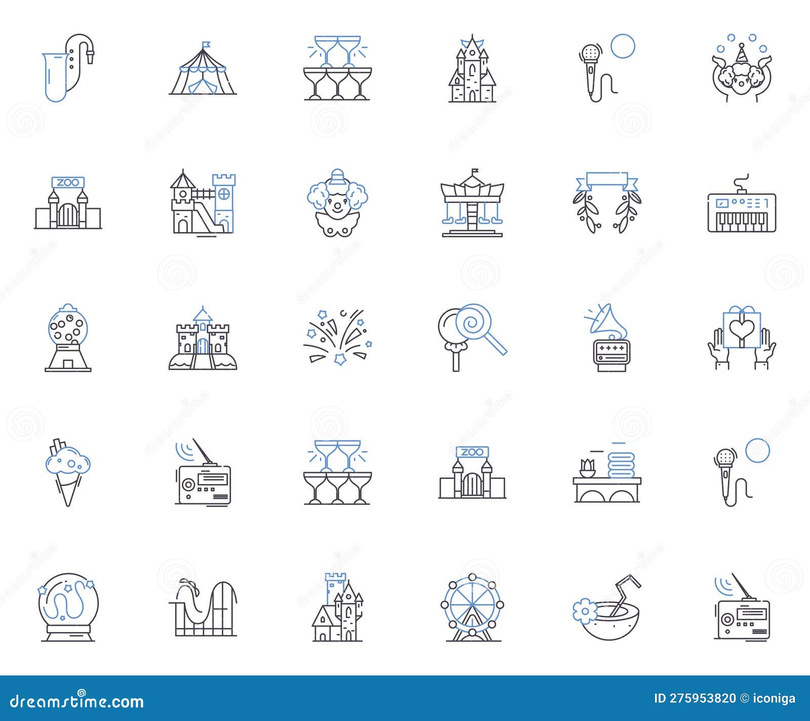 festivity line icons collection. celebration, holiday, merriment, gala, cheer, joy, revelry  and linear