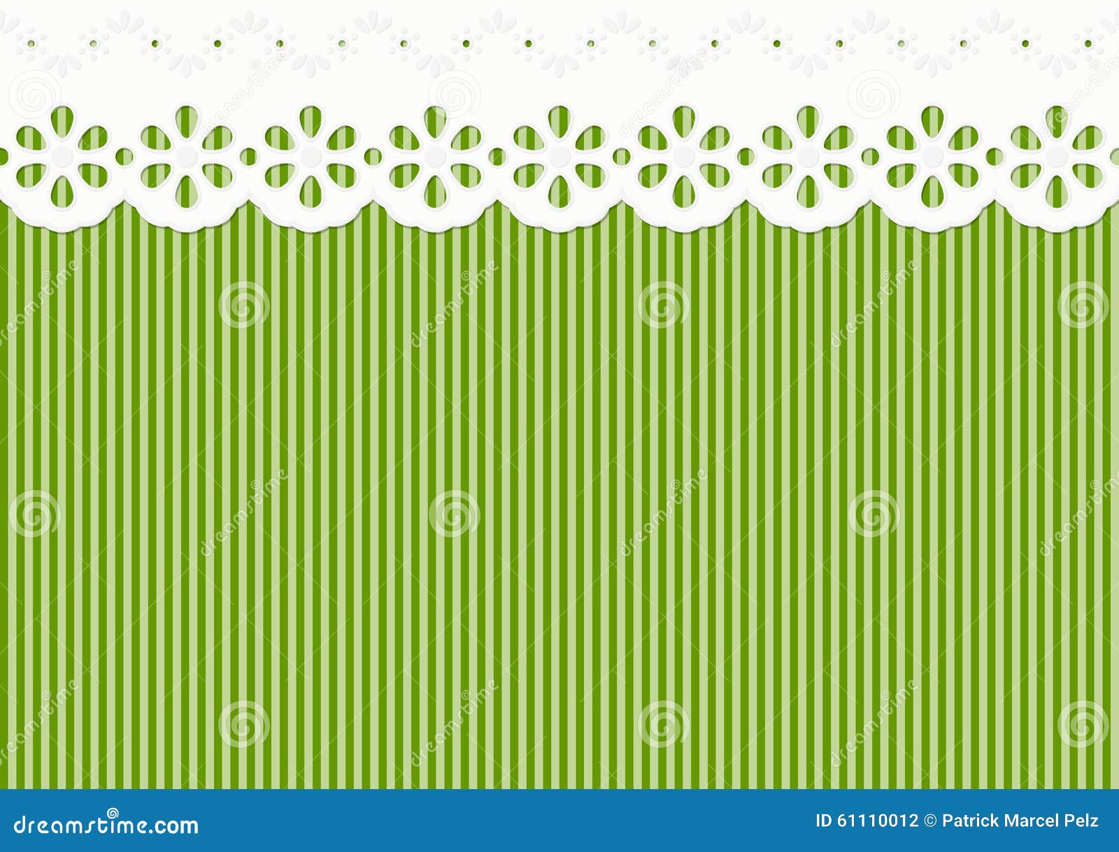 Ivy Festoon, Green Creeper Decorative Border Isolated On White