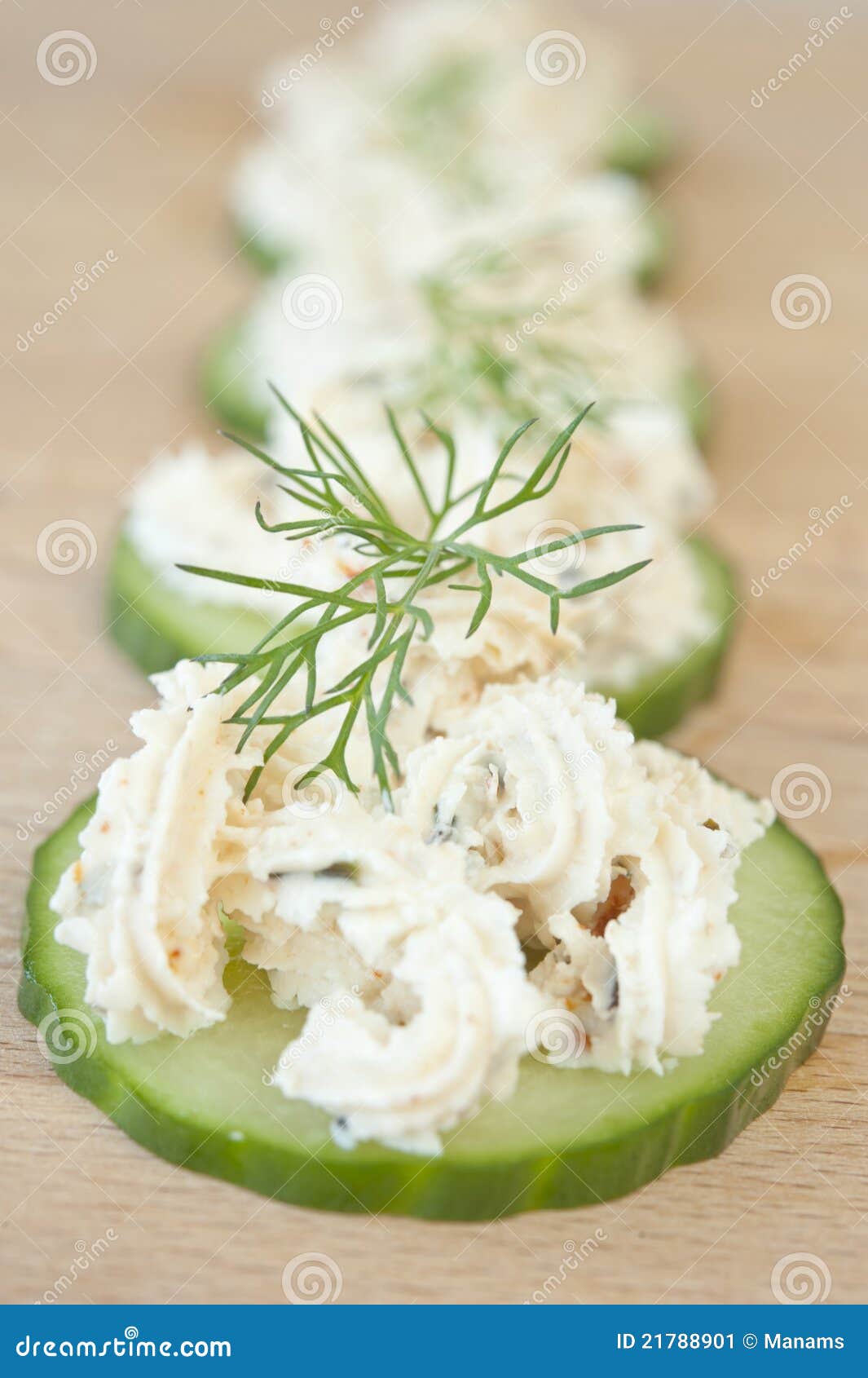 Feta cheese on cucumber stock image. Image of white, green 21788901